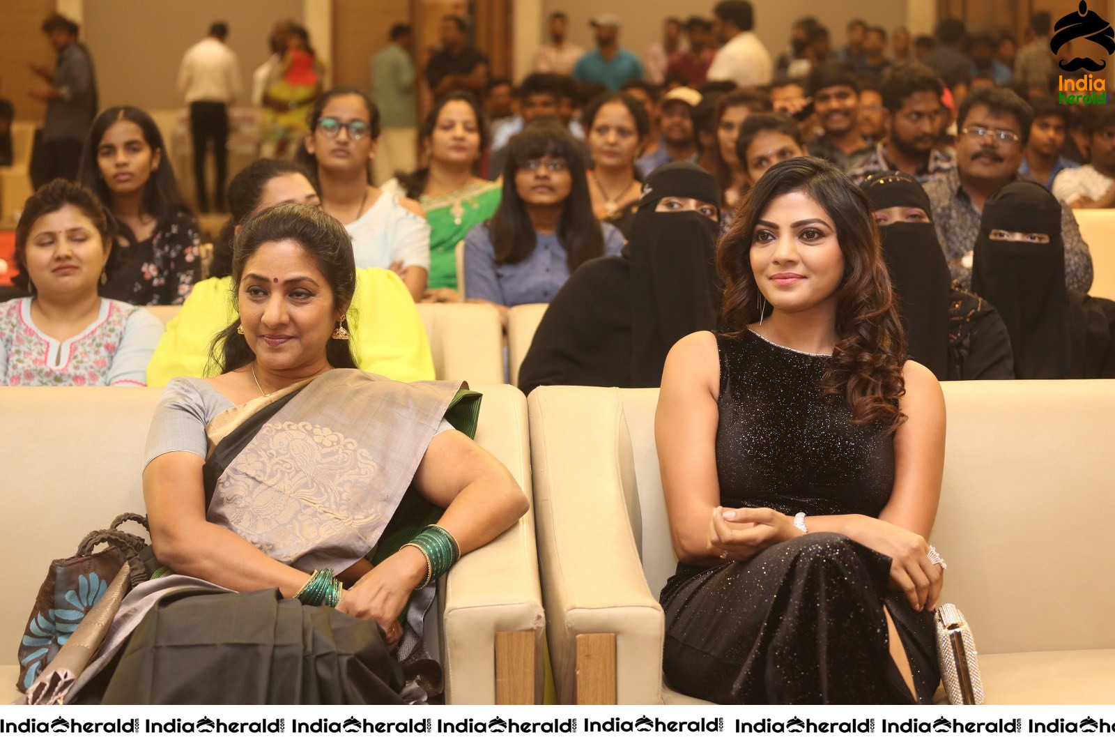 Veteran Actress Rohini and Lahari Shari Share a light moment