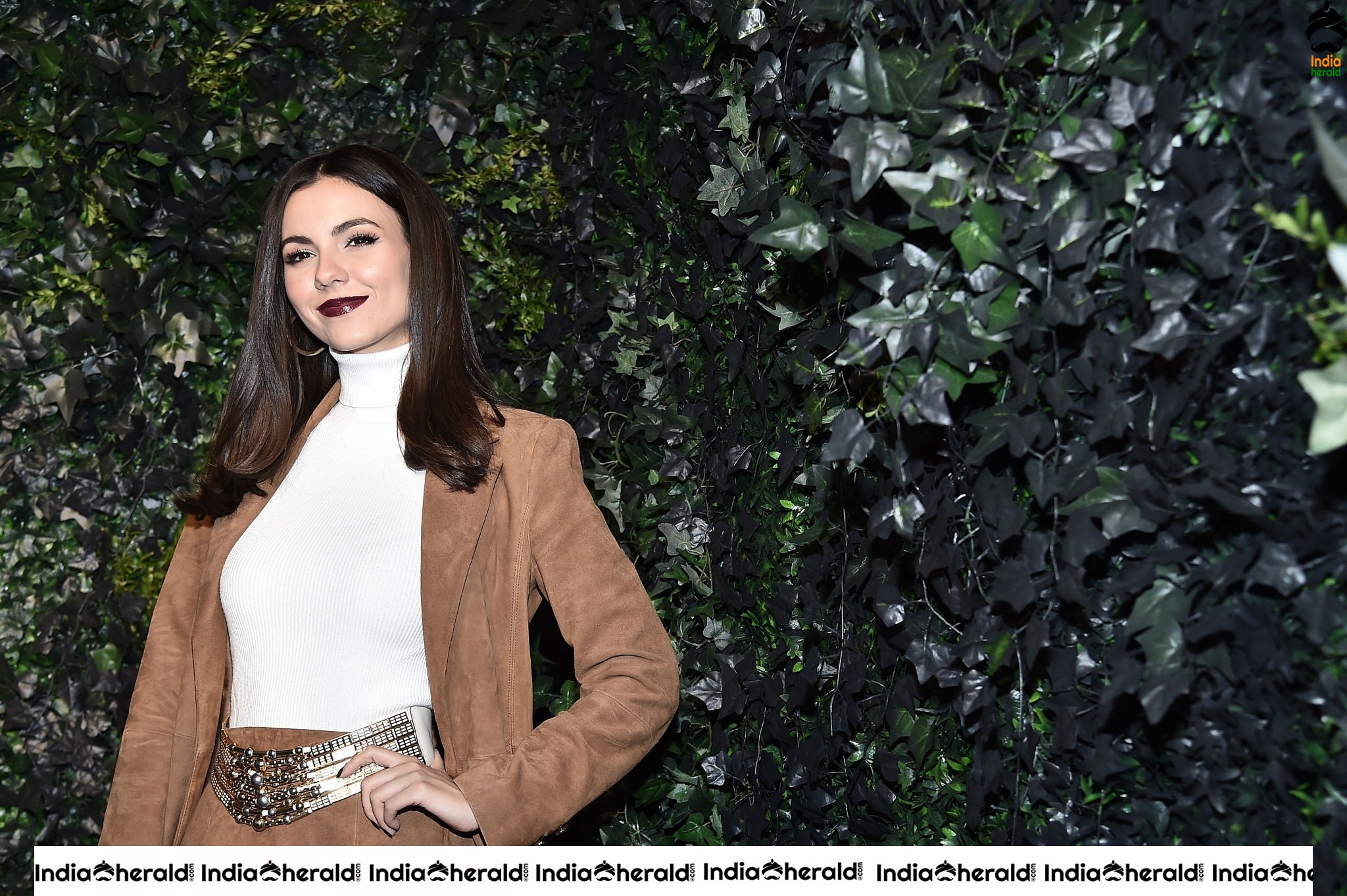 Victoria Justice at Stacey Bendet Fall 2020 Presentation in NYC Set 1