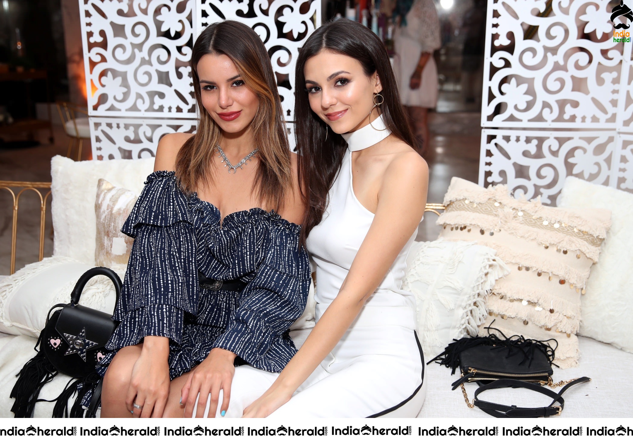 Victoria Justice Enjoying Girls Party and she was seen in White Attire Set 1