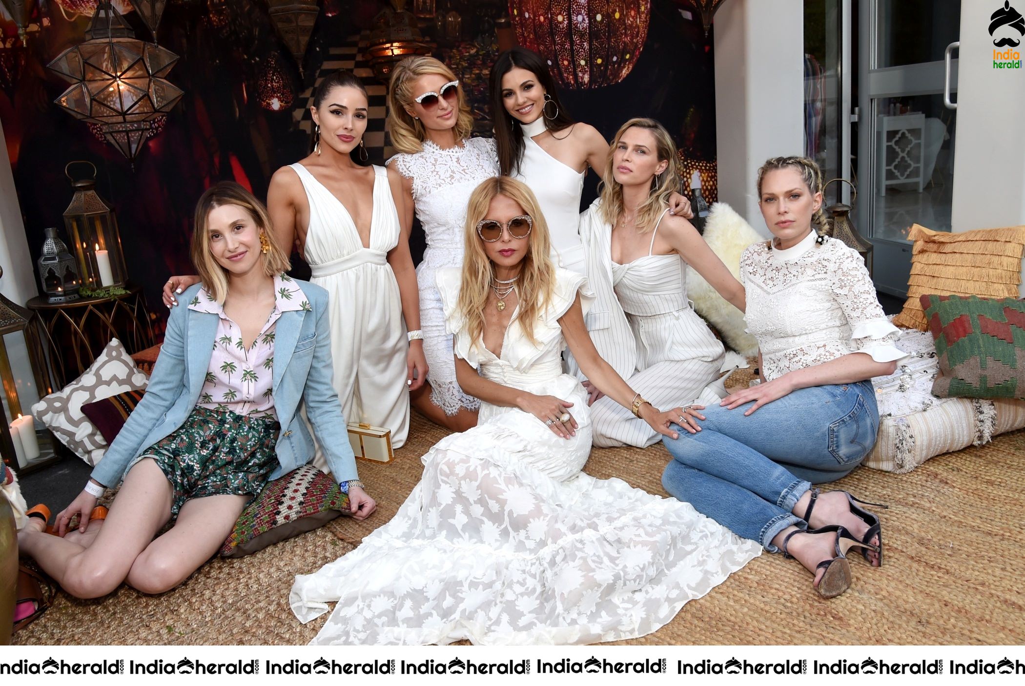 Victoria Justice Enjoying Girls Party and she was seen in White Attire Set 1