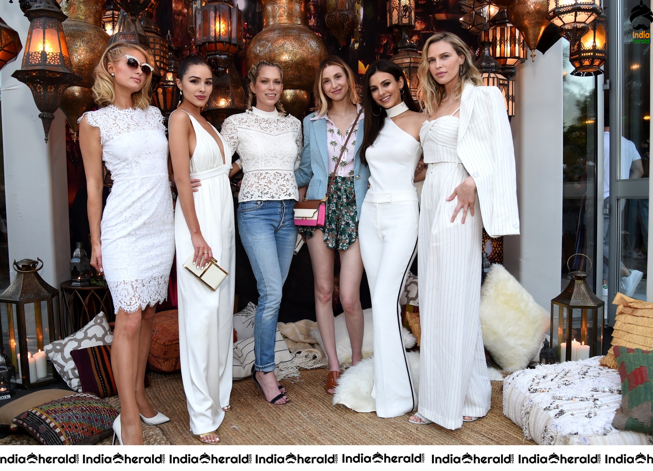 Victoria Justice Enjoying Girls Party and she was seen in White Attire Set 1