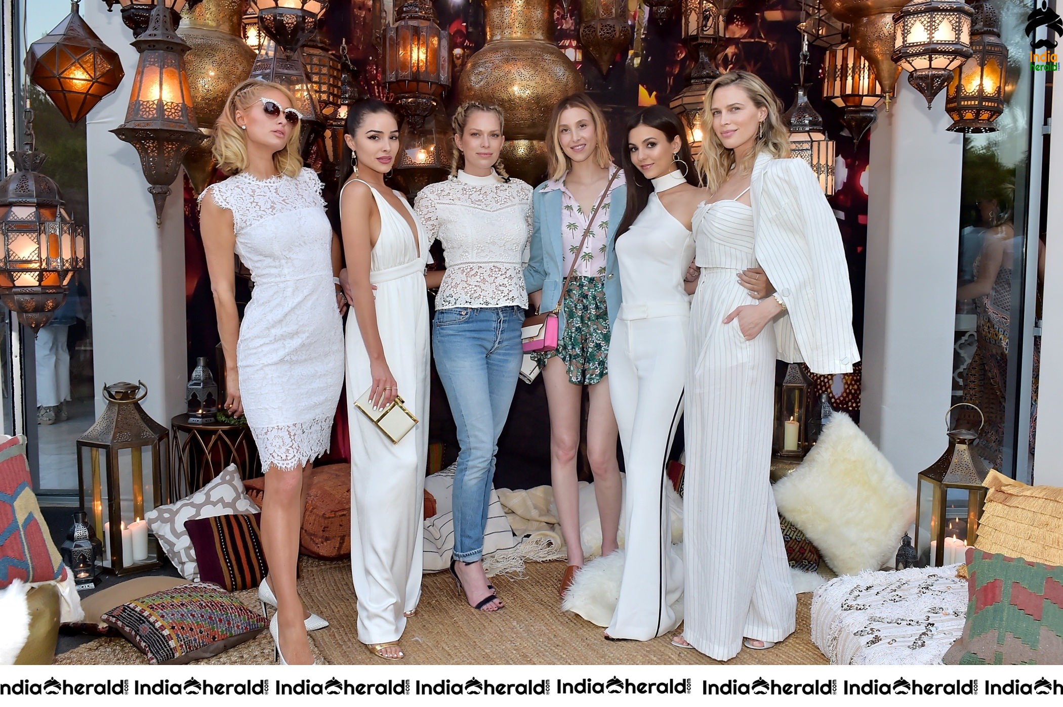 Victoria Justice Enjoying Girls Party and she was seen in White Attire Set 1