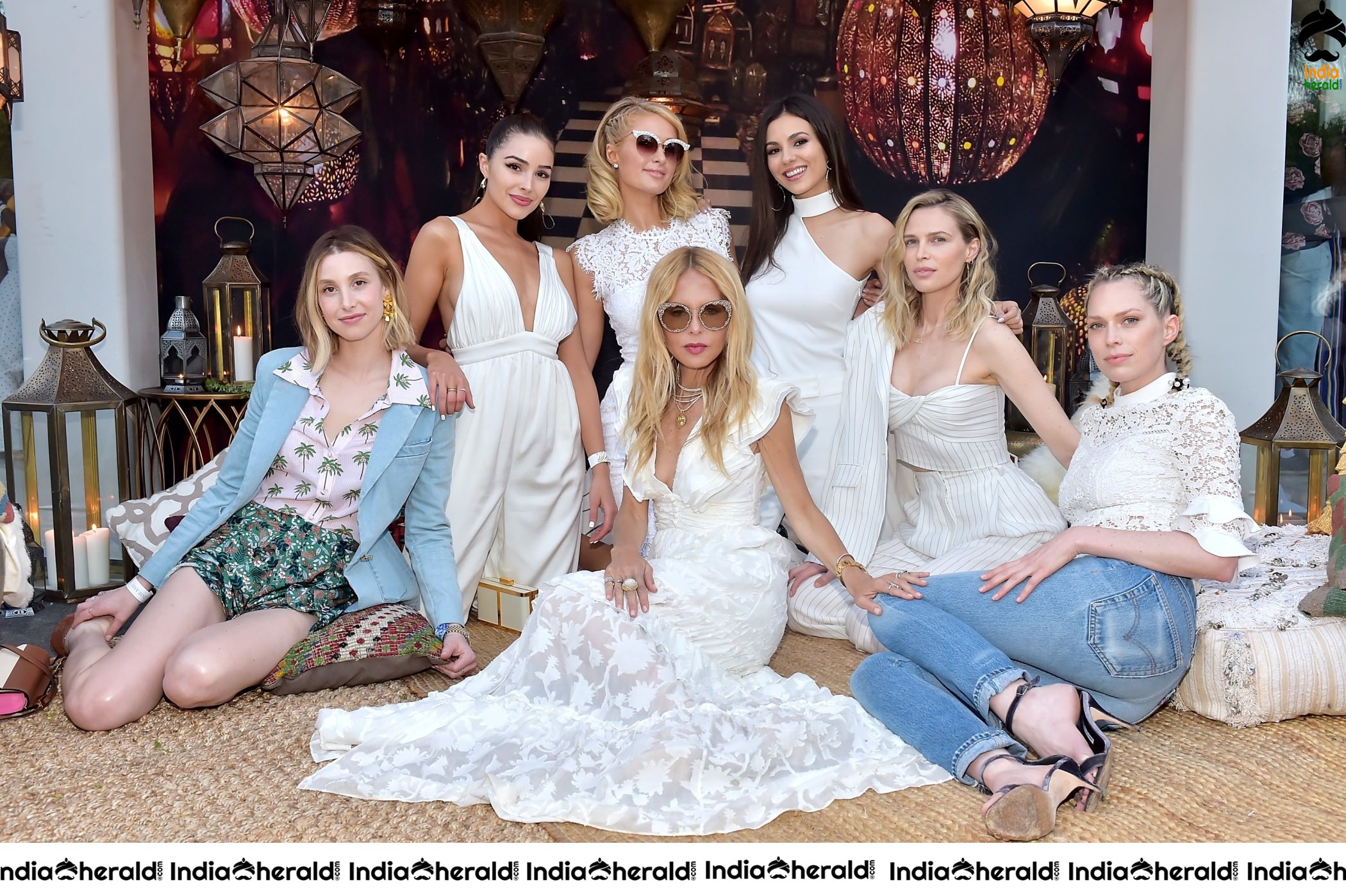 Victoria Justice Enjoying Girls Party and she was seen in White Attire Set 1