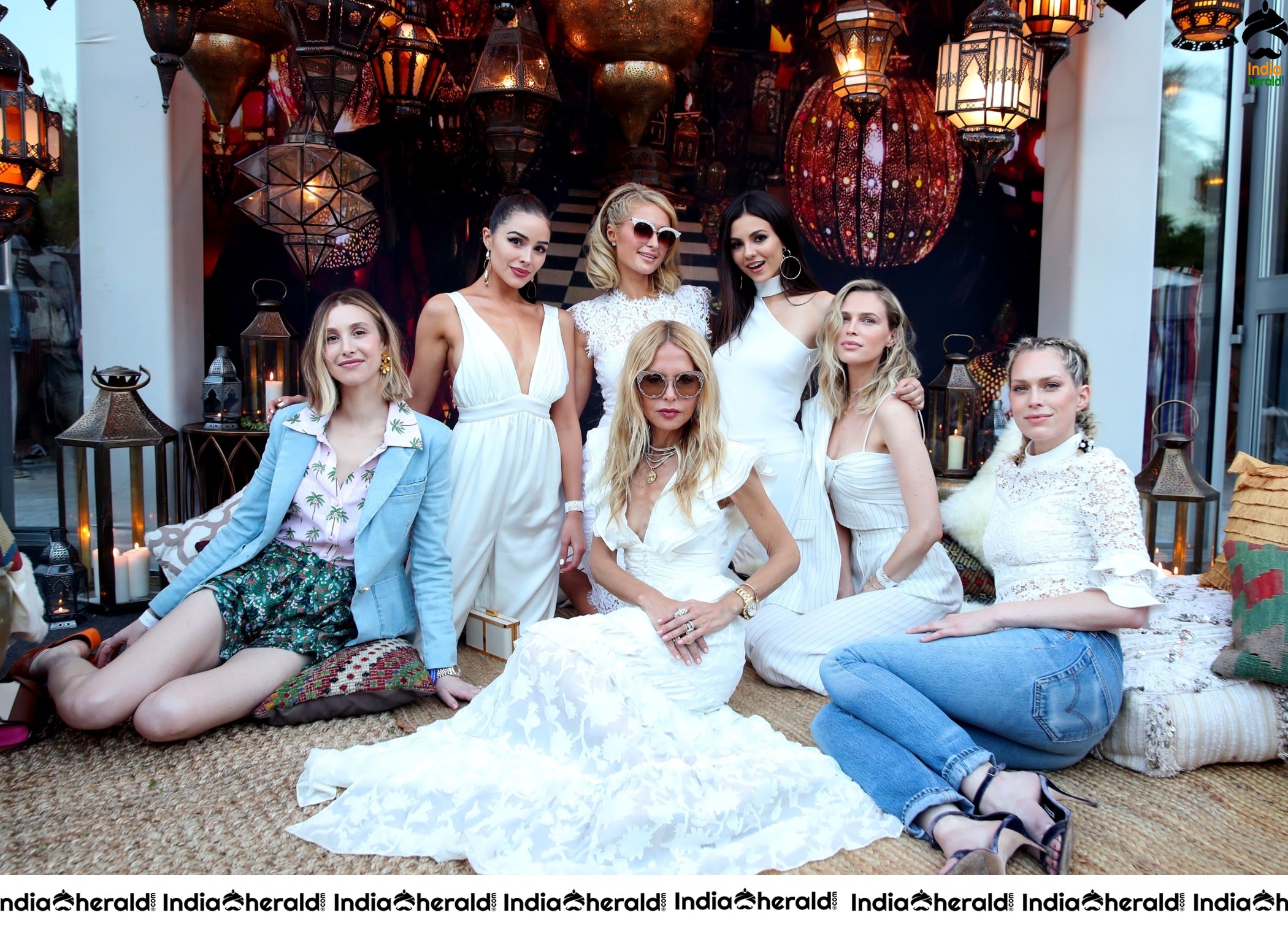Victoria Justice Enjoying Girls Party and she was seen in White Attire Set 1