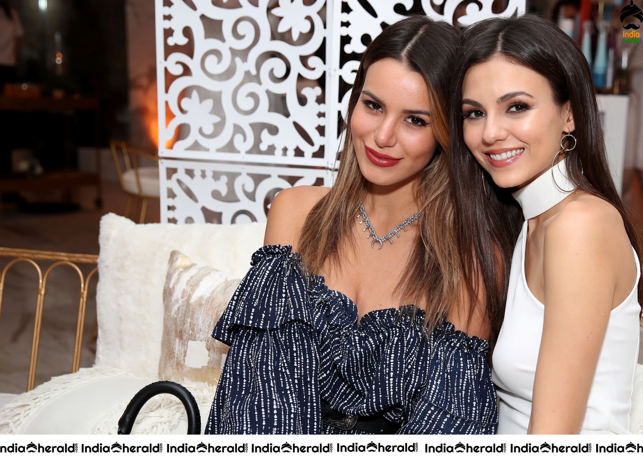 Victoria Justice Enjoying Girls Party and she was seen in White Attire Set 1