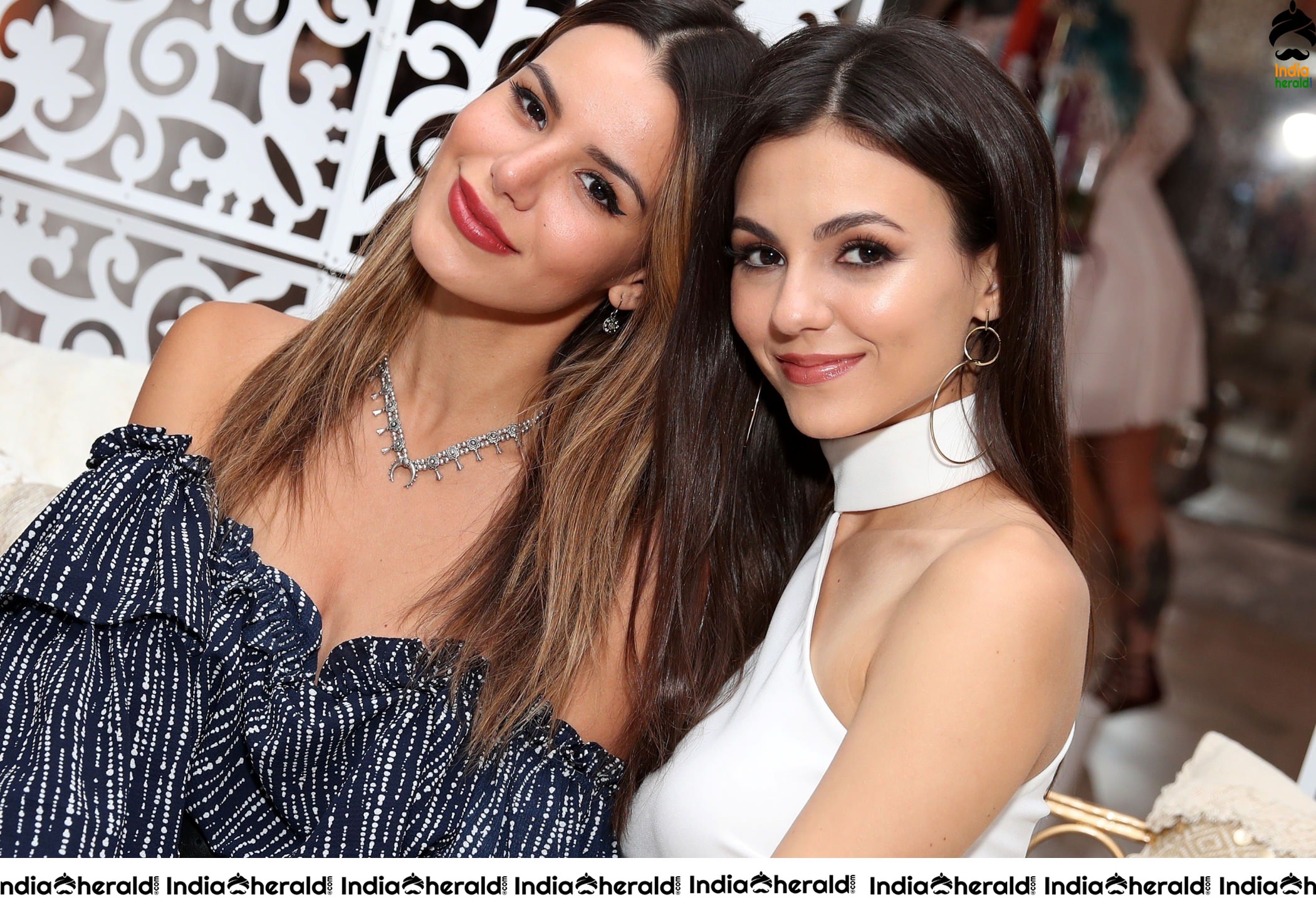 Victoria Justice Enjoying Girls Party and she was seen in White Attire Set 1