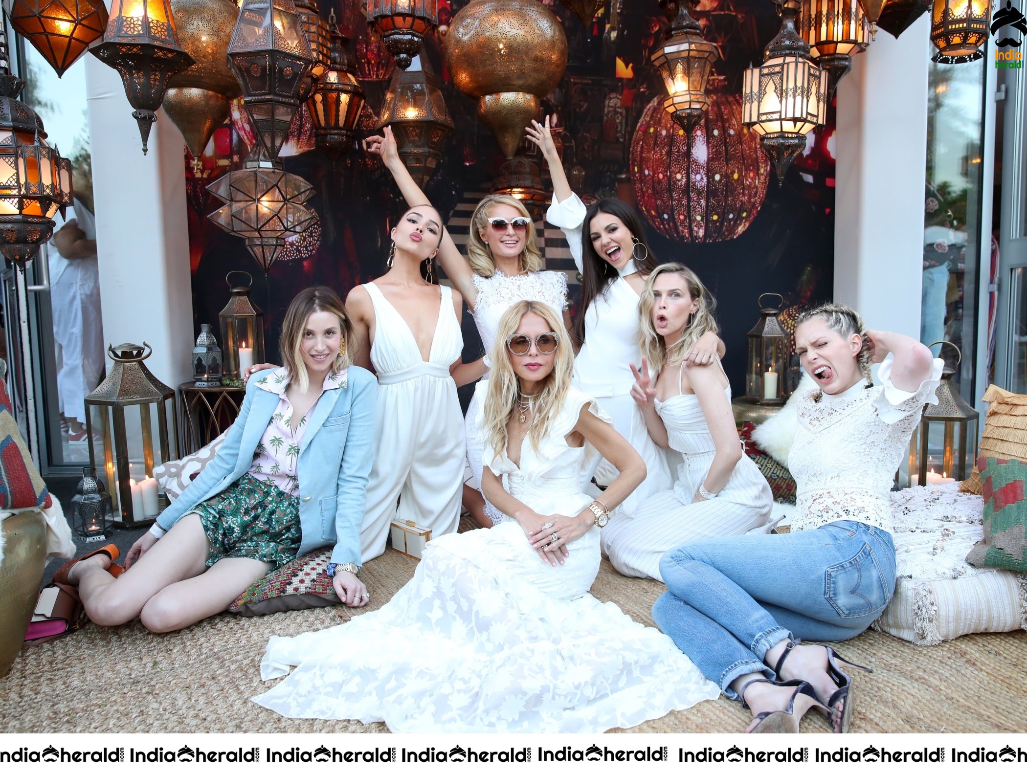 Victoria Justice Enjoying Girls Party and she was seen in White Attire Set 1