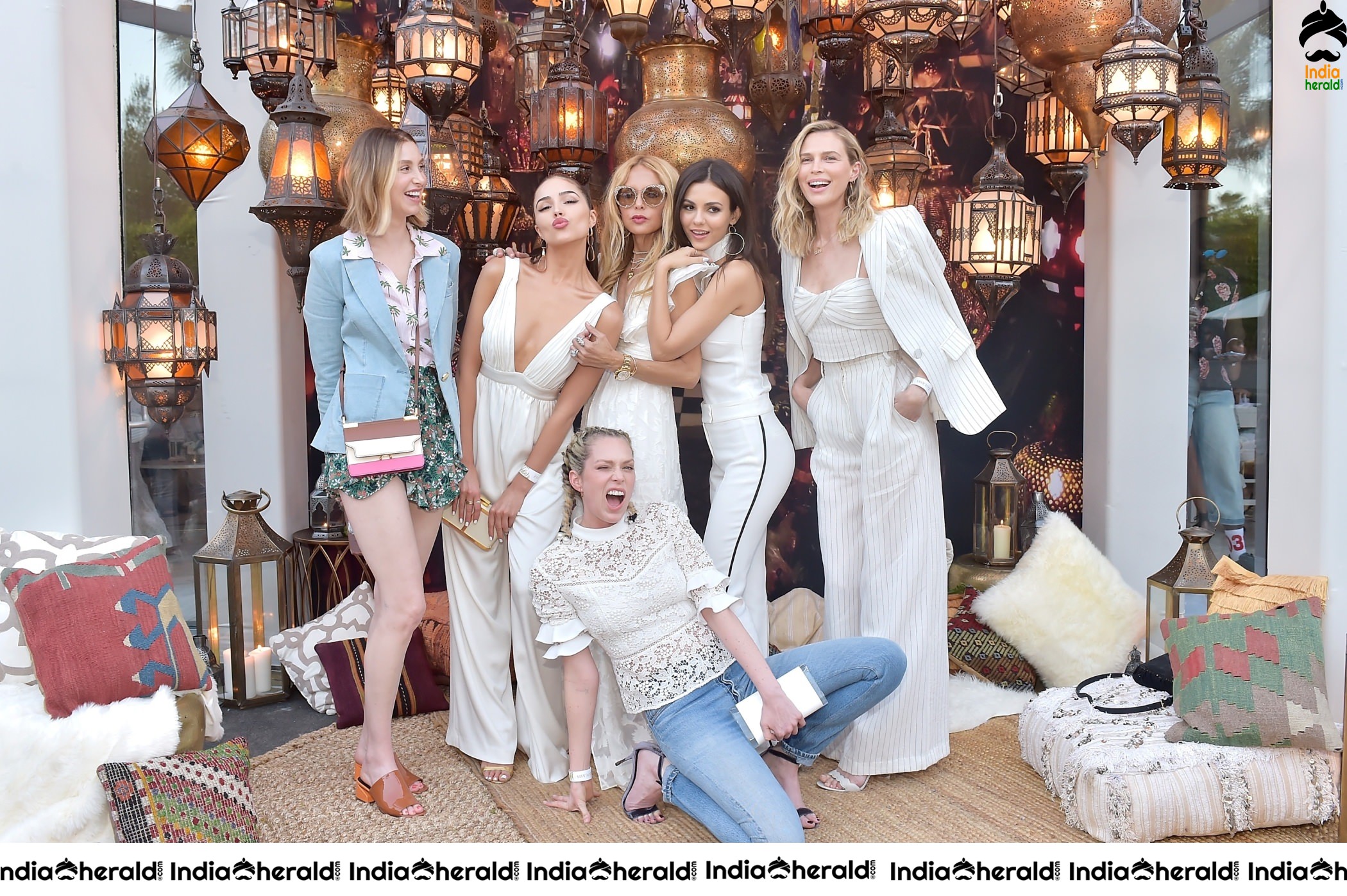 Victoria Justice Enjoying Girls Party and she was seen in White Attire Set 1