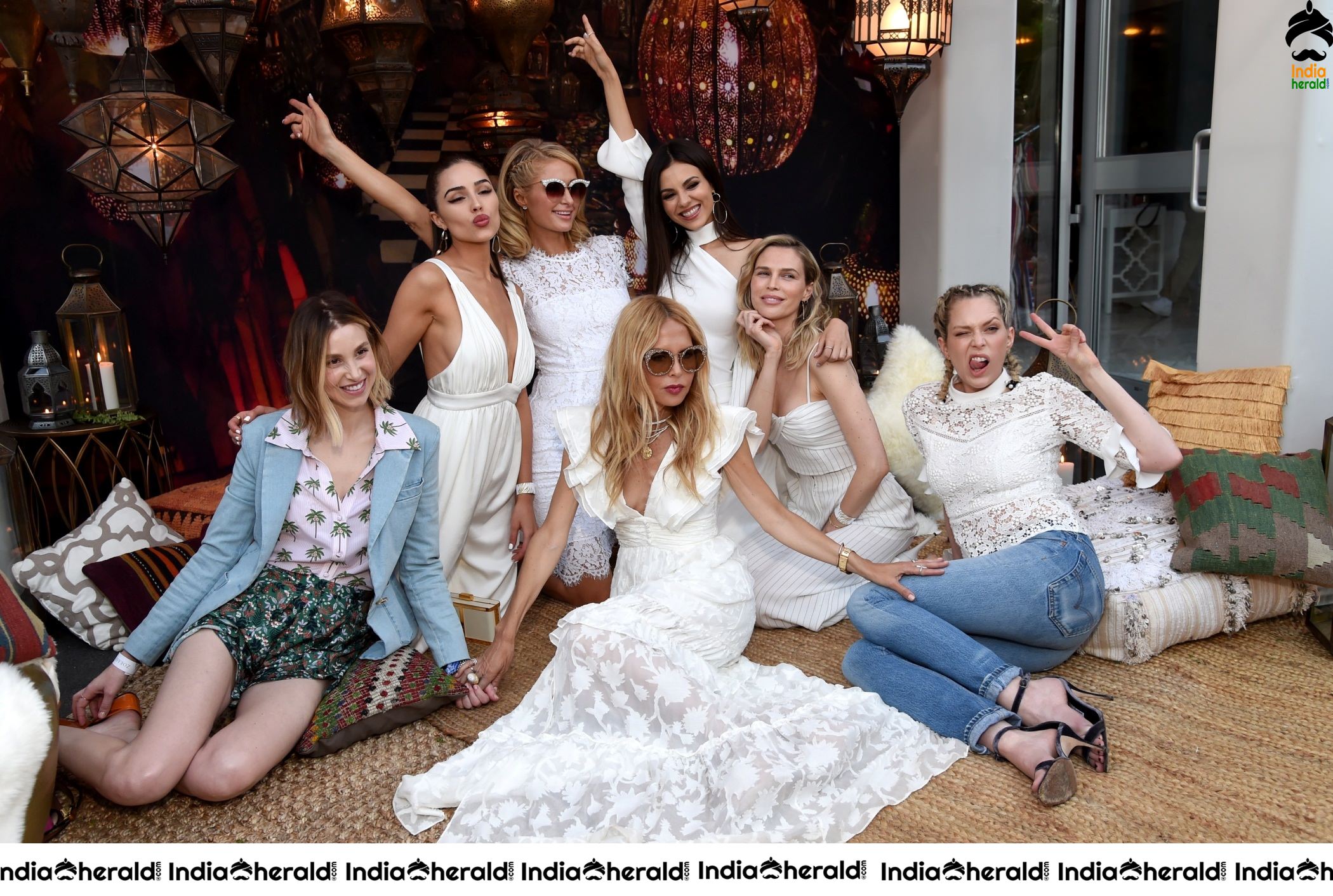 Victoria Justice Enjoying Girls Party and she was seen in White Attire Set 1