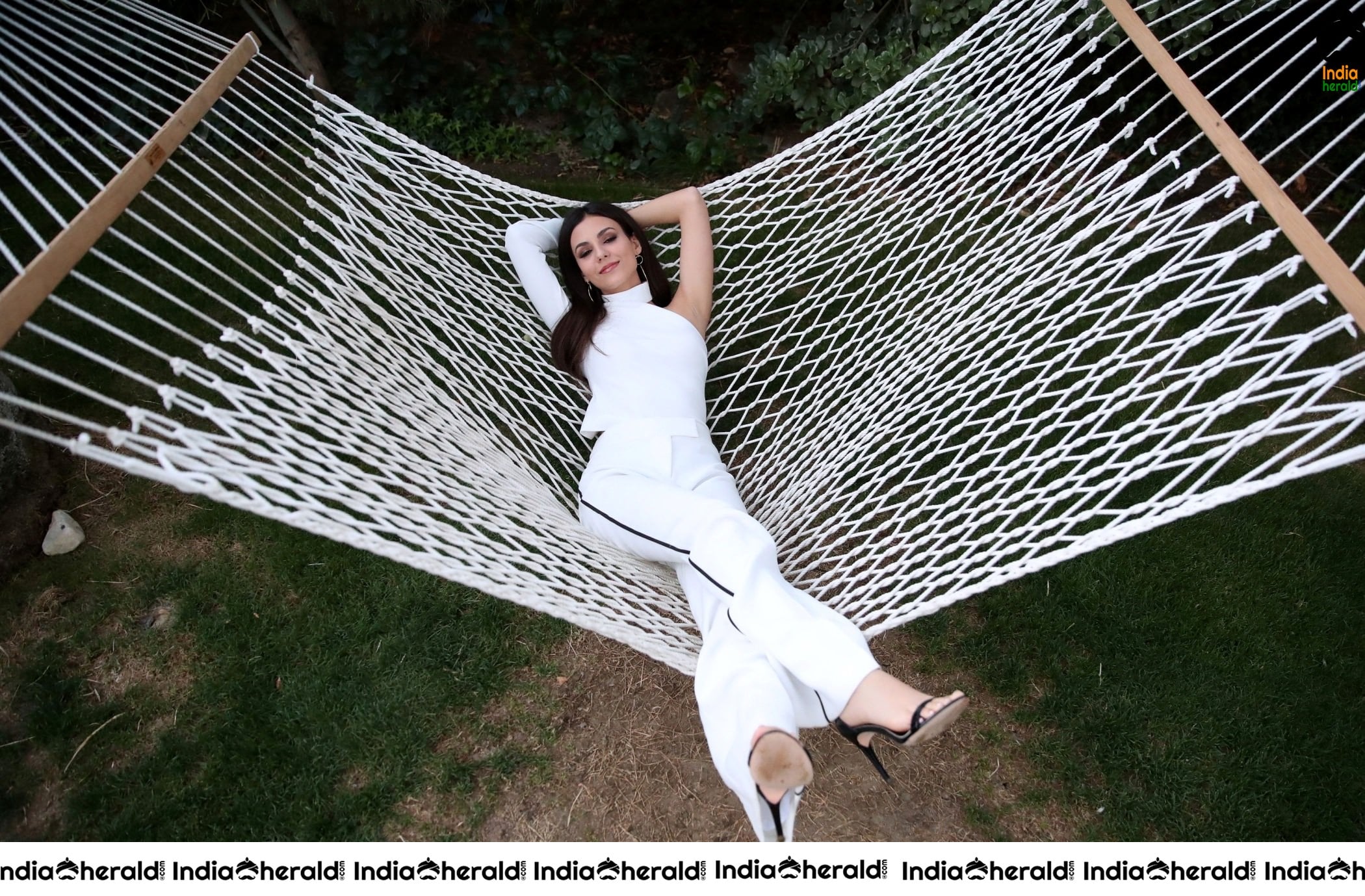 Victoria Justice Enjoying Girls Party and she was seen in White Attire Set 2