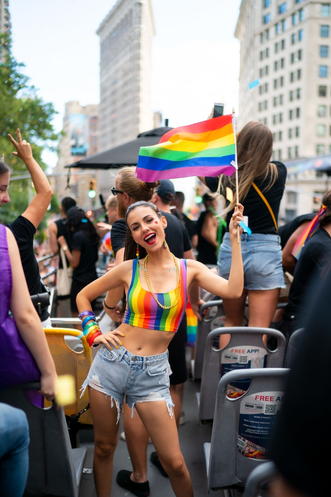 Victoria Justice In World Pride March In NYC Set 3