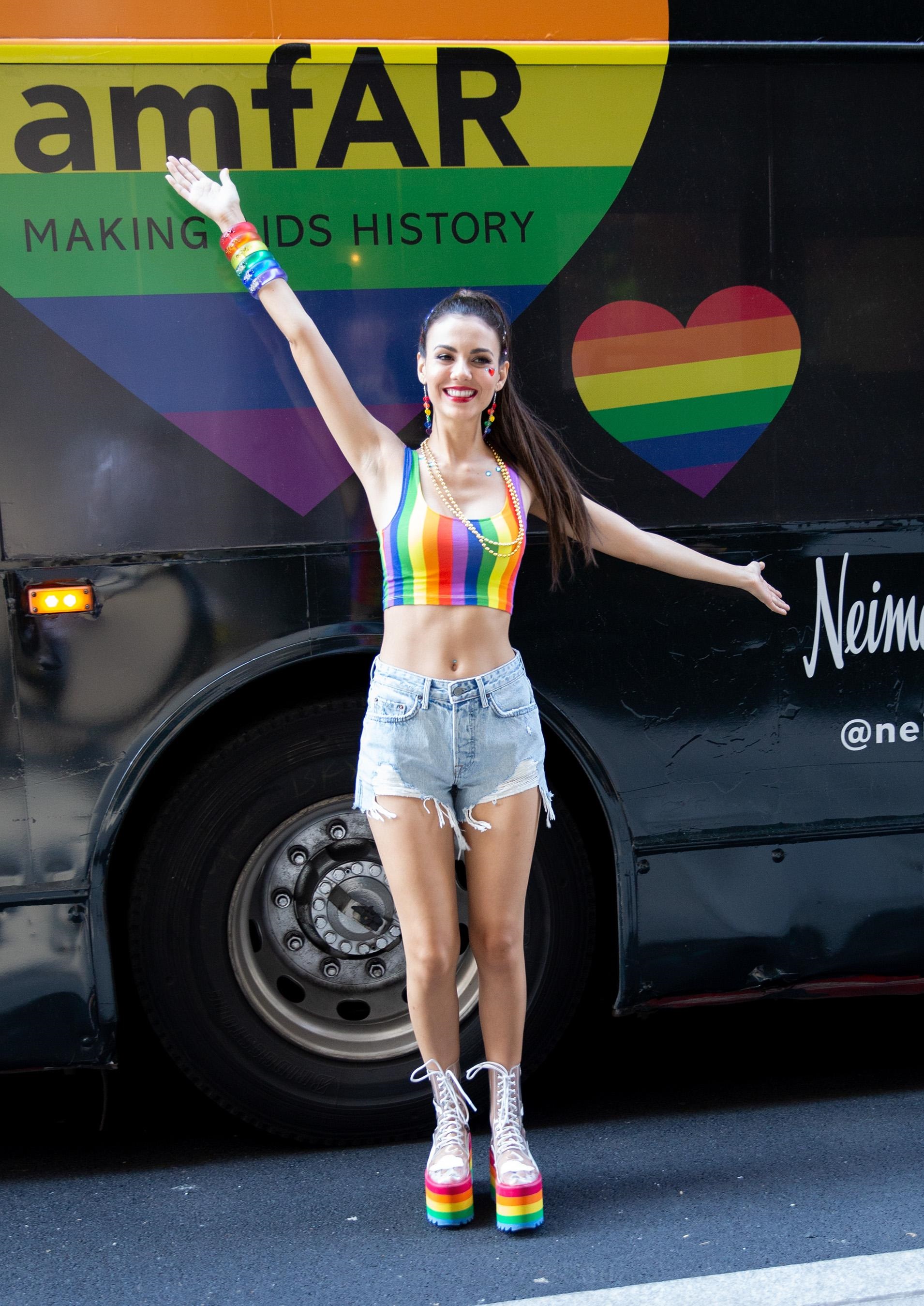 Victoria Justice In World Pride March In NYC Set 3