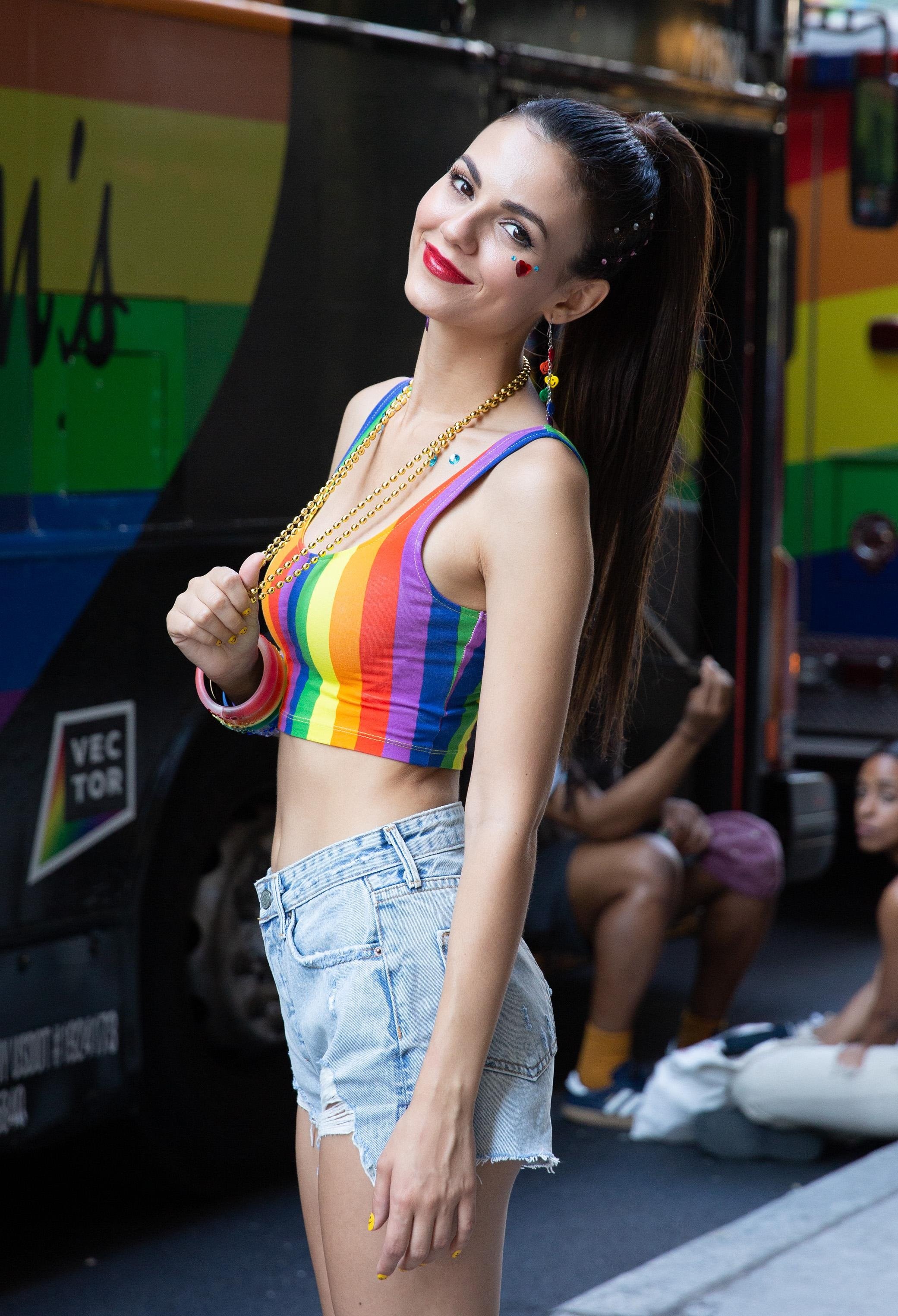 Victoria Justice In World Pride March In NYC Set 3