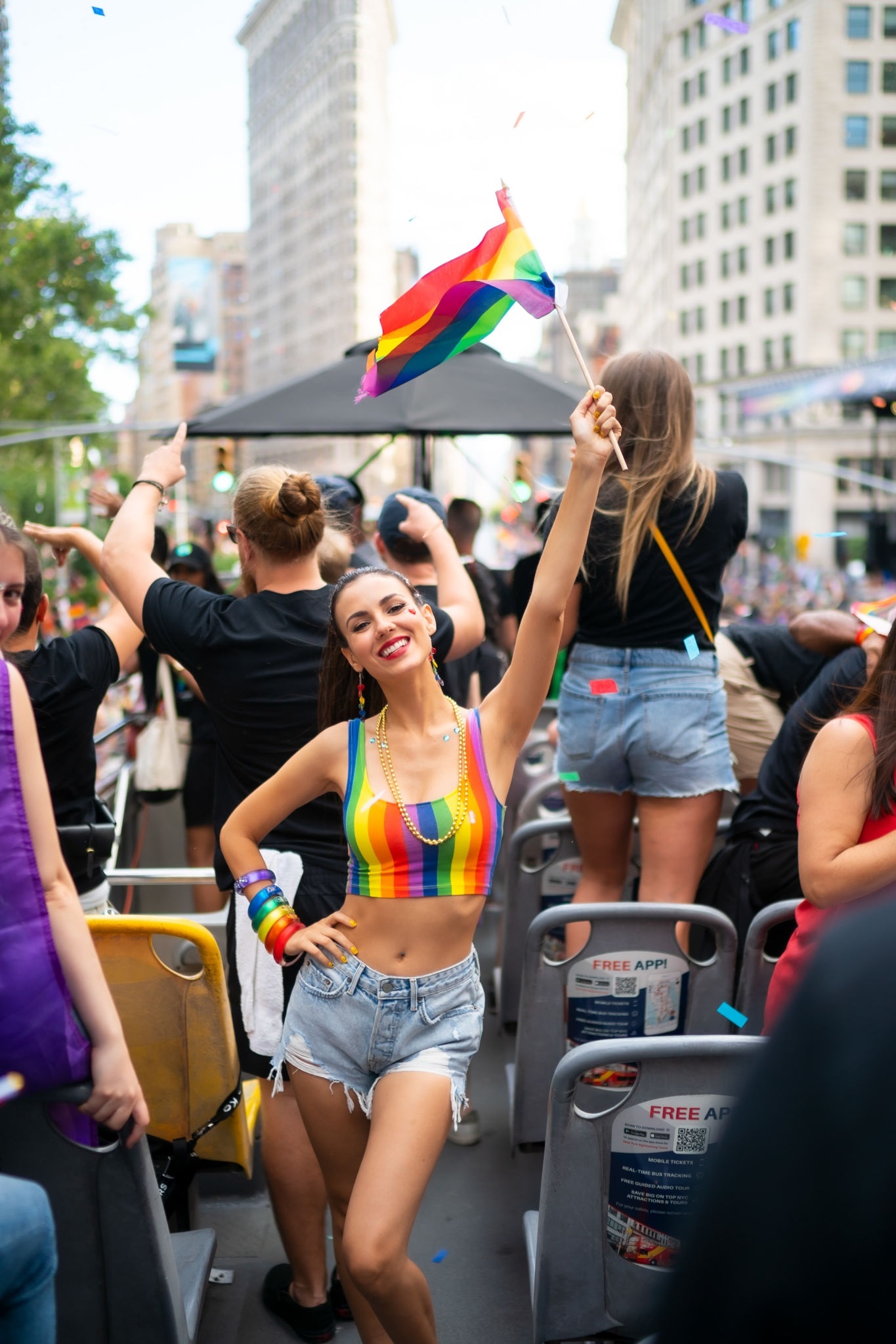 Victoria Justice In World Pride March In NYC Set 3