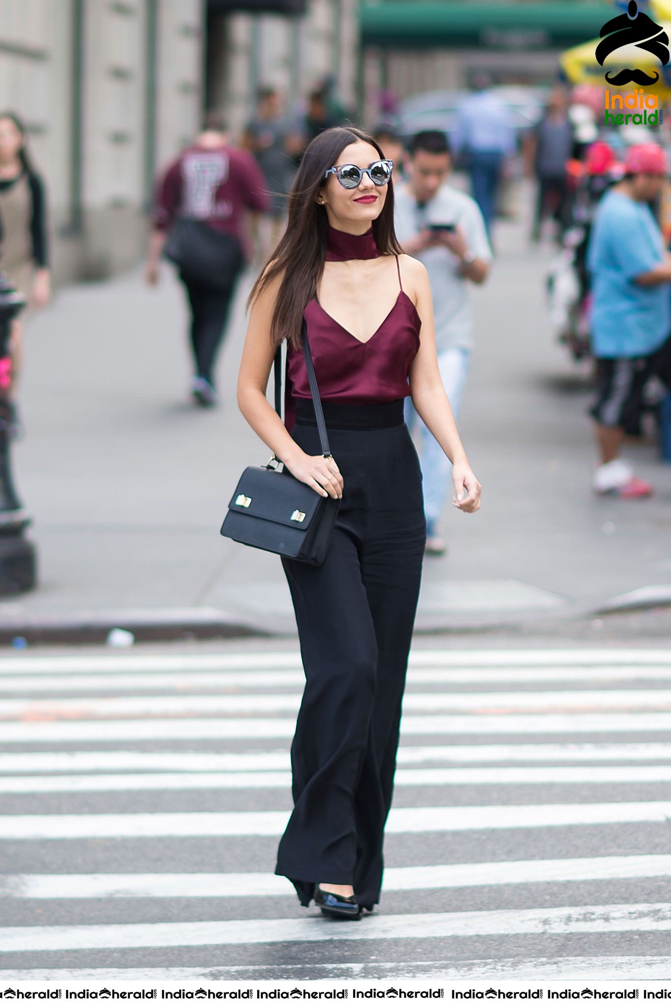 Victoria Justice Stylish and Suave in NYC