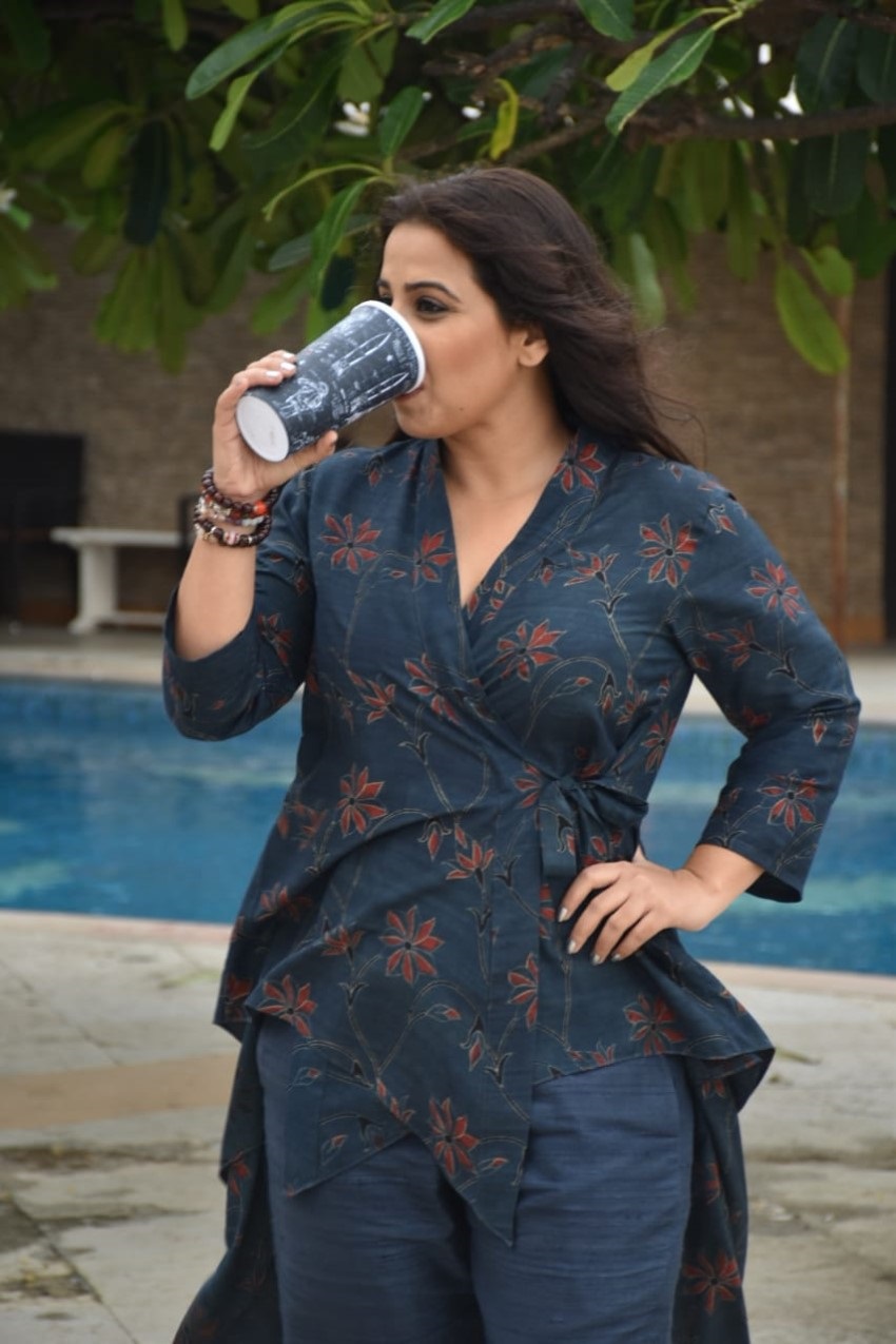 Vidya Balan At The Promotion Of Mission Mangal In Juhu