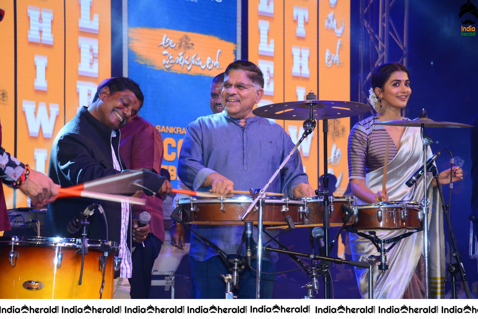 When Pooja Hegde started playing drums along with Sivamani Set 1