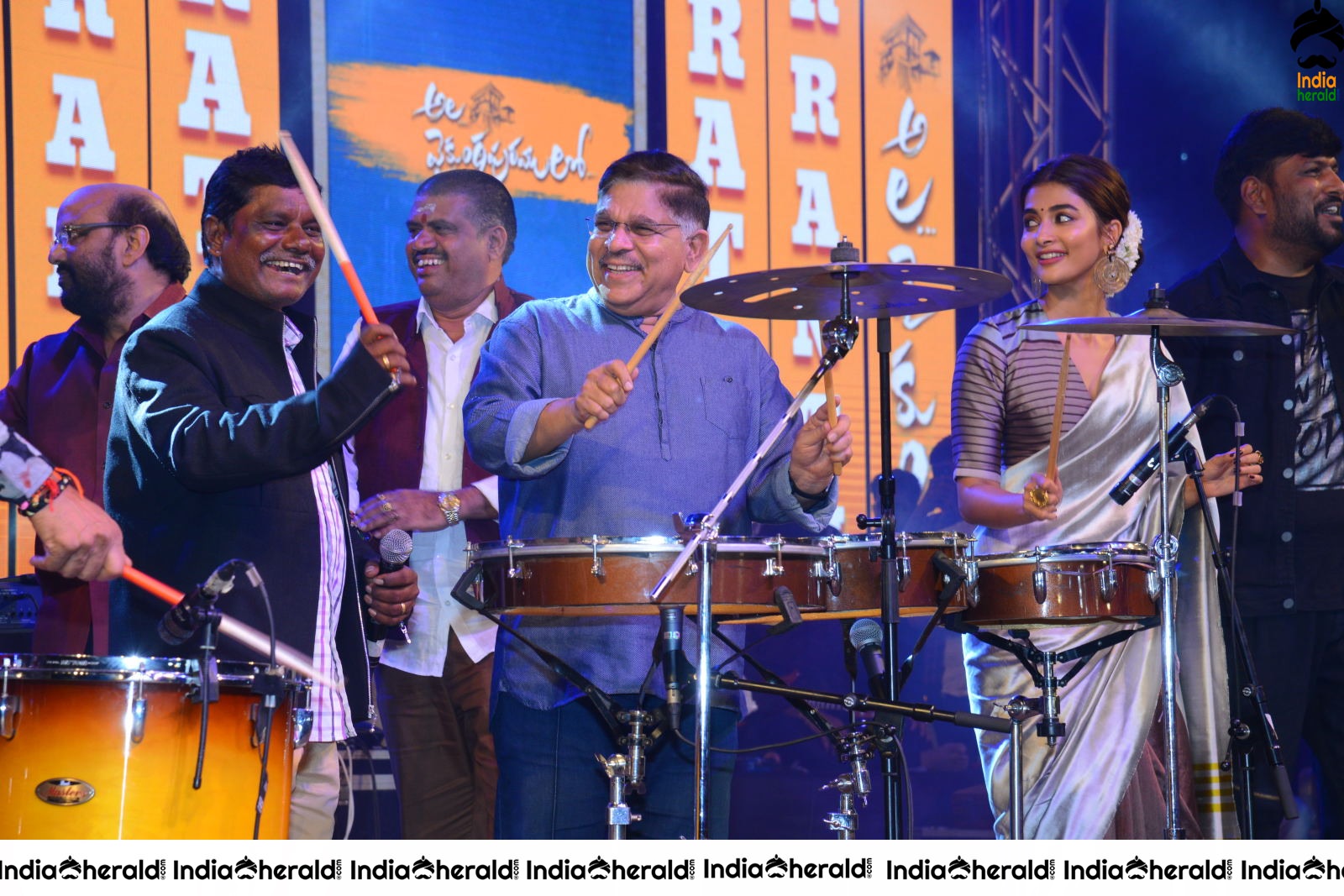 When Pooja Hegde started playing drums along with Sivamani Set 1