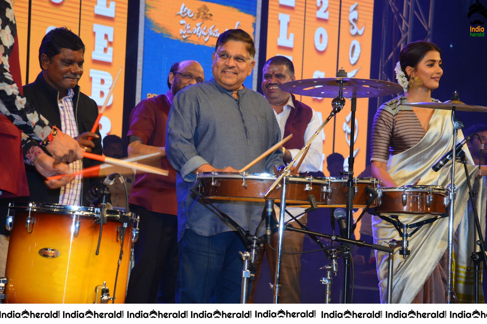 When Pooja Hegde started playing drums along with Sivamani Set 1