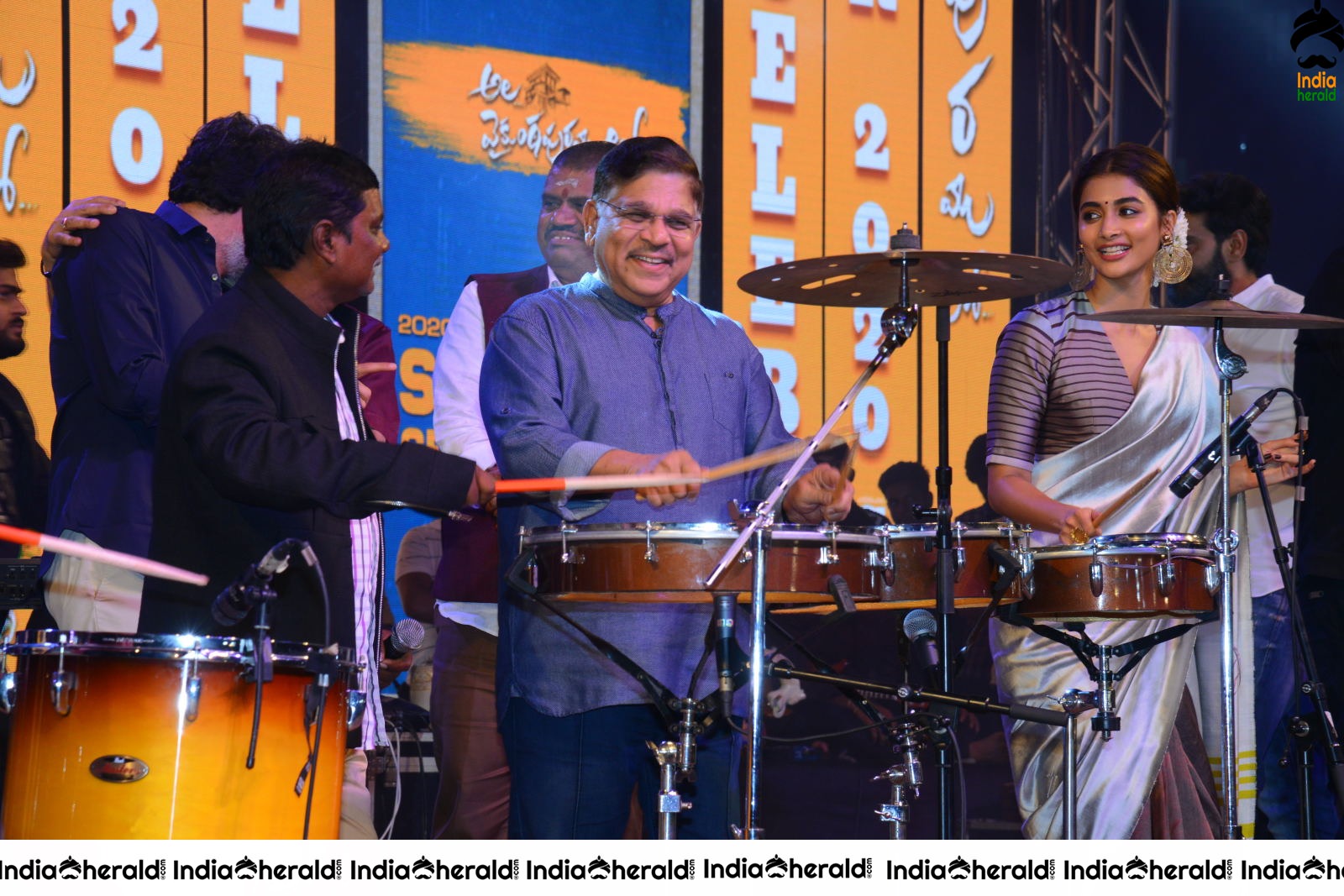 When Pooja Hegde started playing drums along with Sivamani Set 2