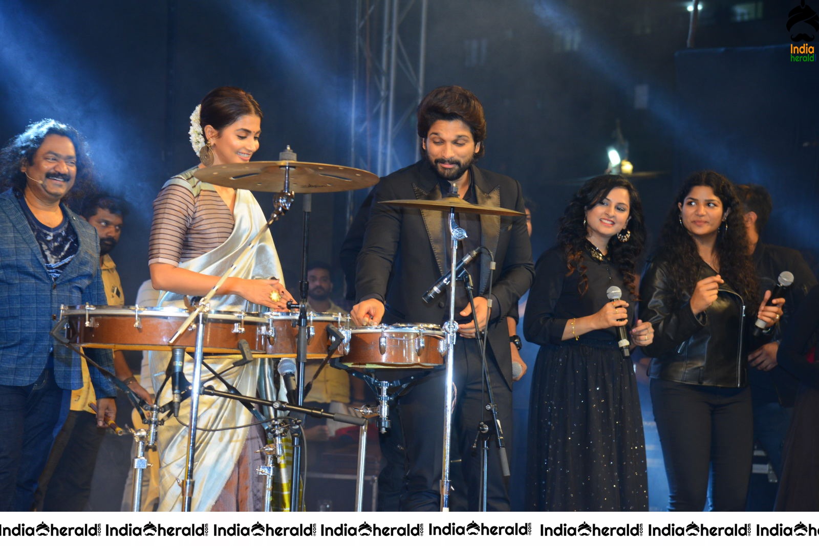 When Pooja Hegde started playing drums along with Sivamani Set 2