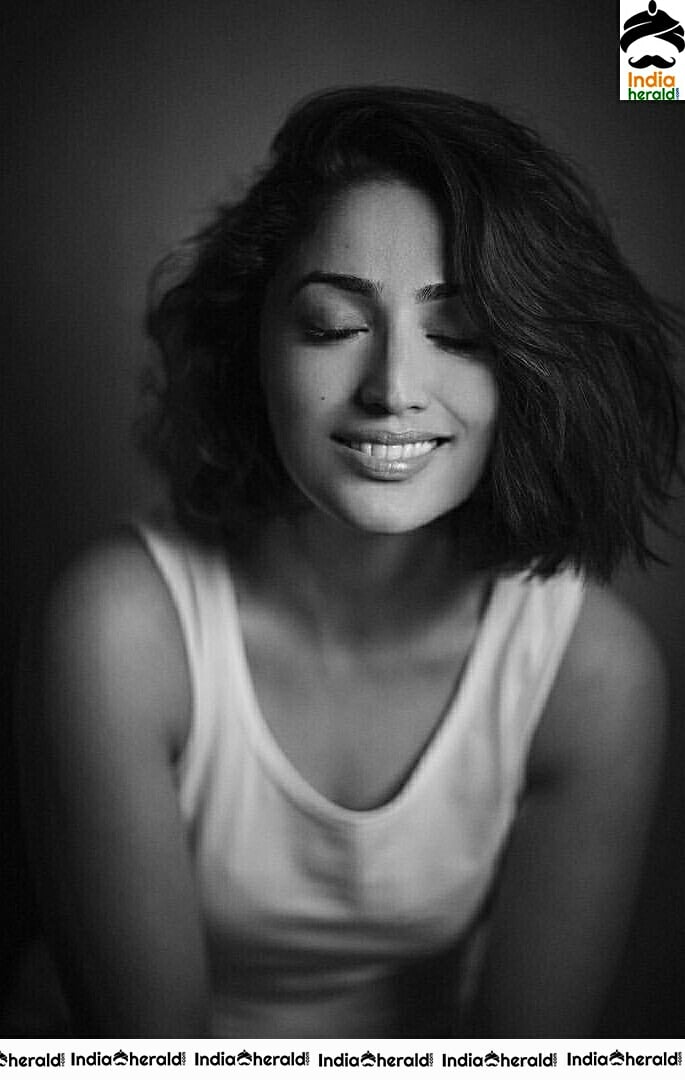 Yami Gautam Hot In Black And White Photoshoot