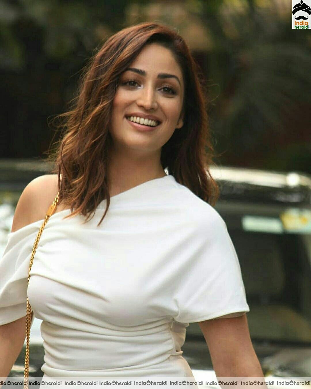 Yami Gautam Hot In White Tight Long Dress Stills