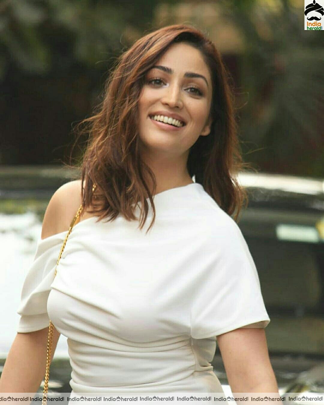 Yami Gautam Hot In White Tight Long Dress Stills