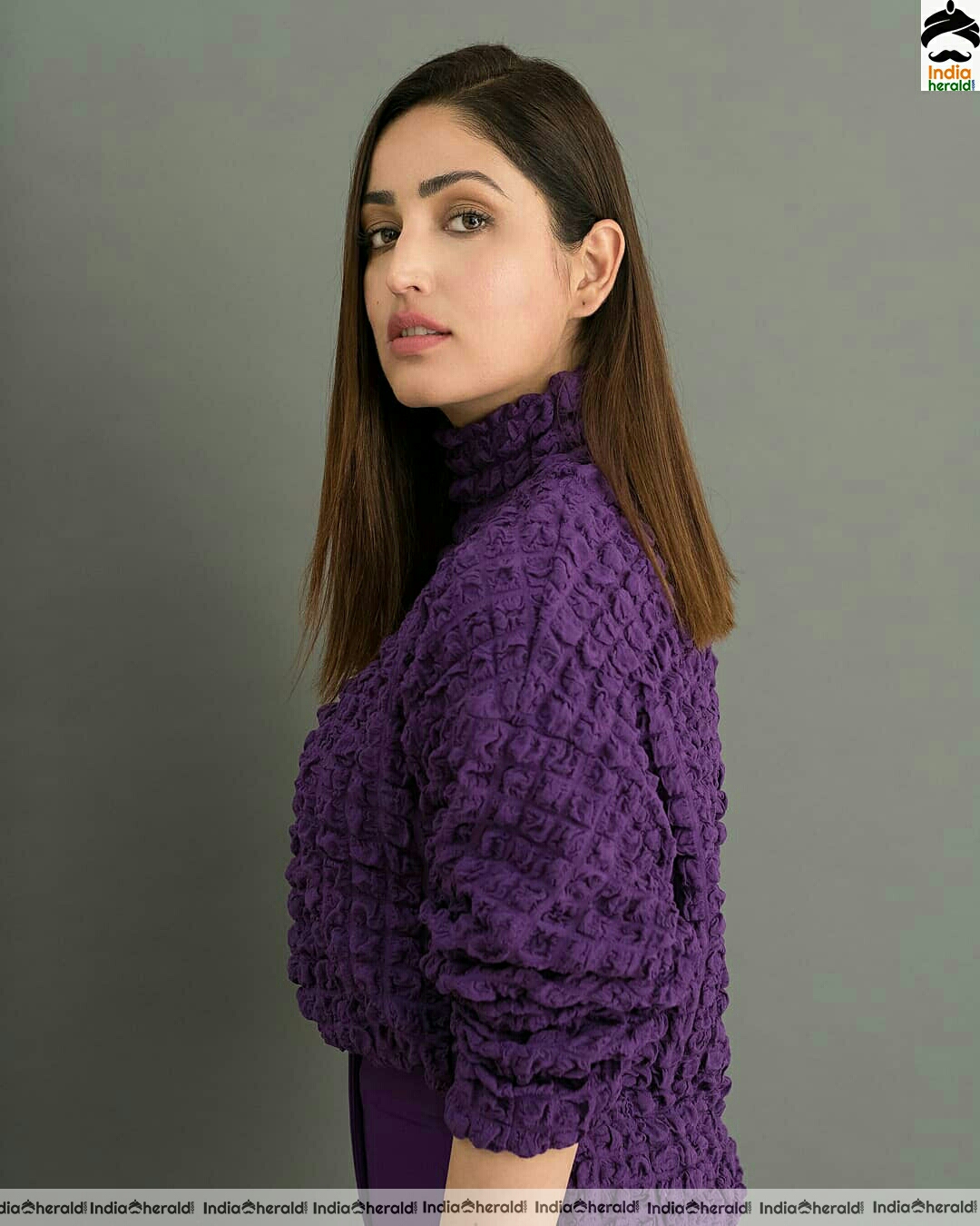 Yami Gautam Hot Violet Dress Stills