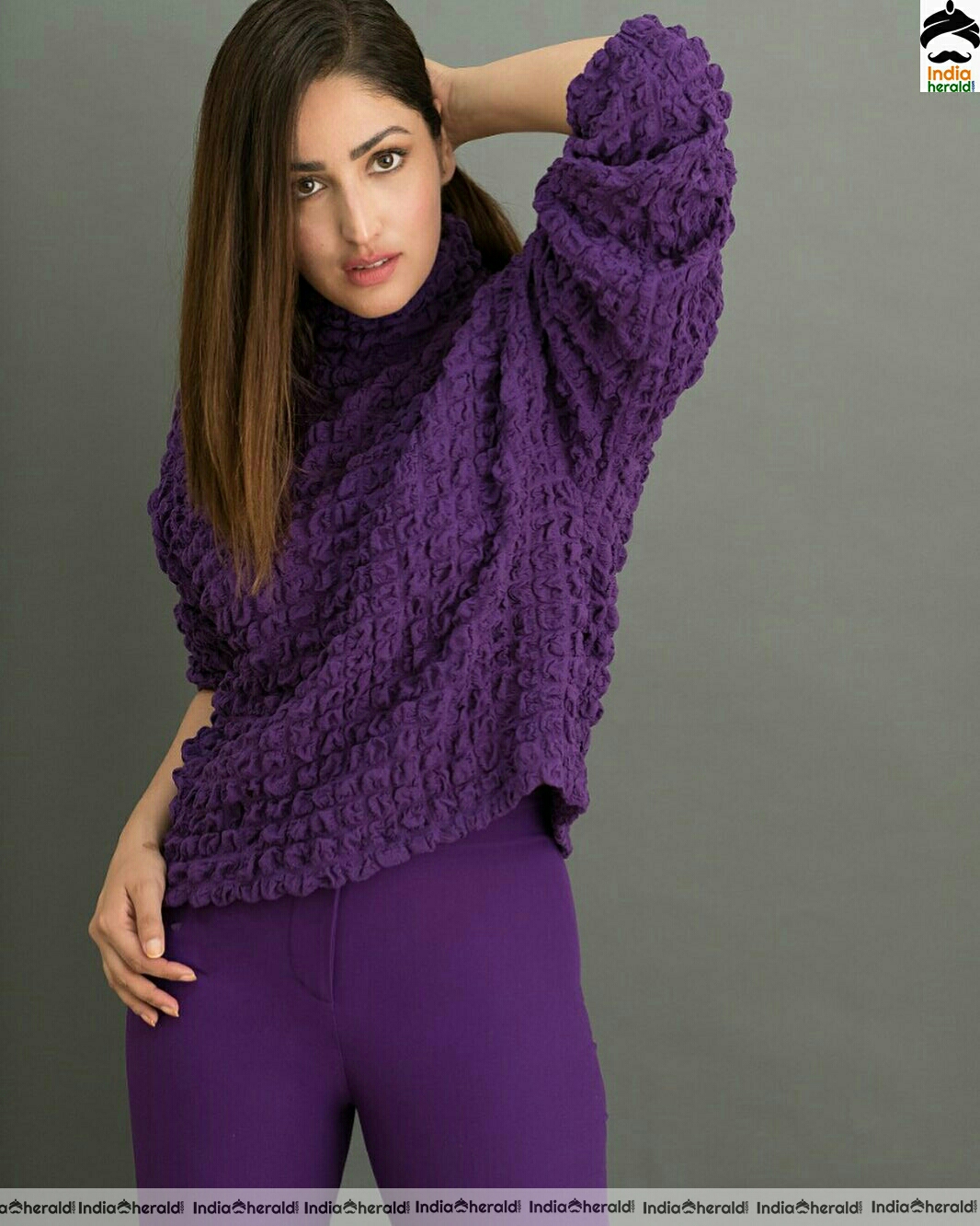 Yami Gautam Hot Violet Dress Stills