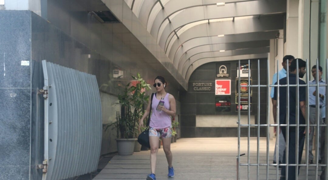 Yami Gautam Looking Hot Outside A Gym In Bandra