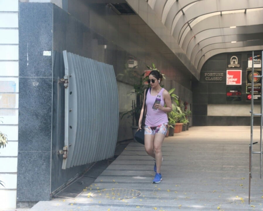 Yami Gautam Looking Hot Outside A Gym In Bandra