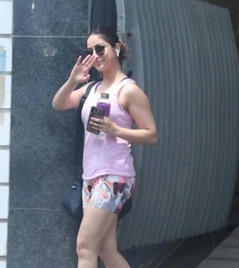 Yami Gautam Looking Hot Outside A Gym In Bandra