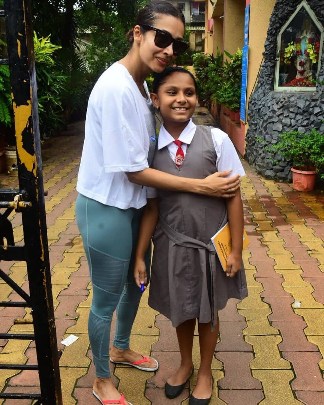 Young Fan Of Malaika Arora Elated To Get Her Autograph Outside Yoga Sudio