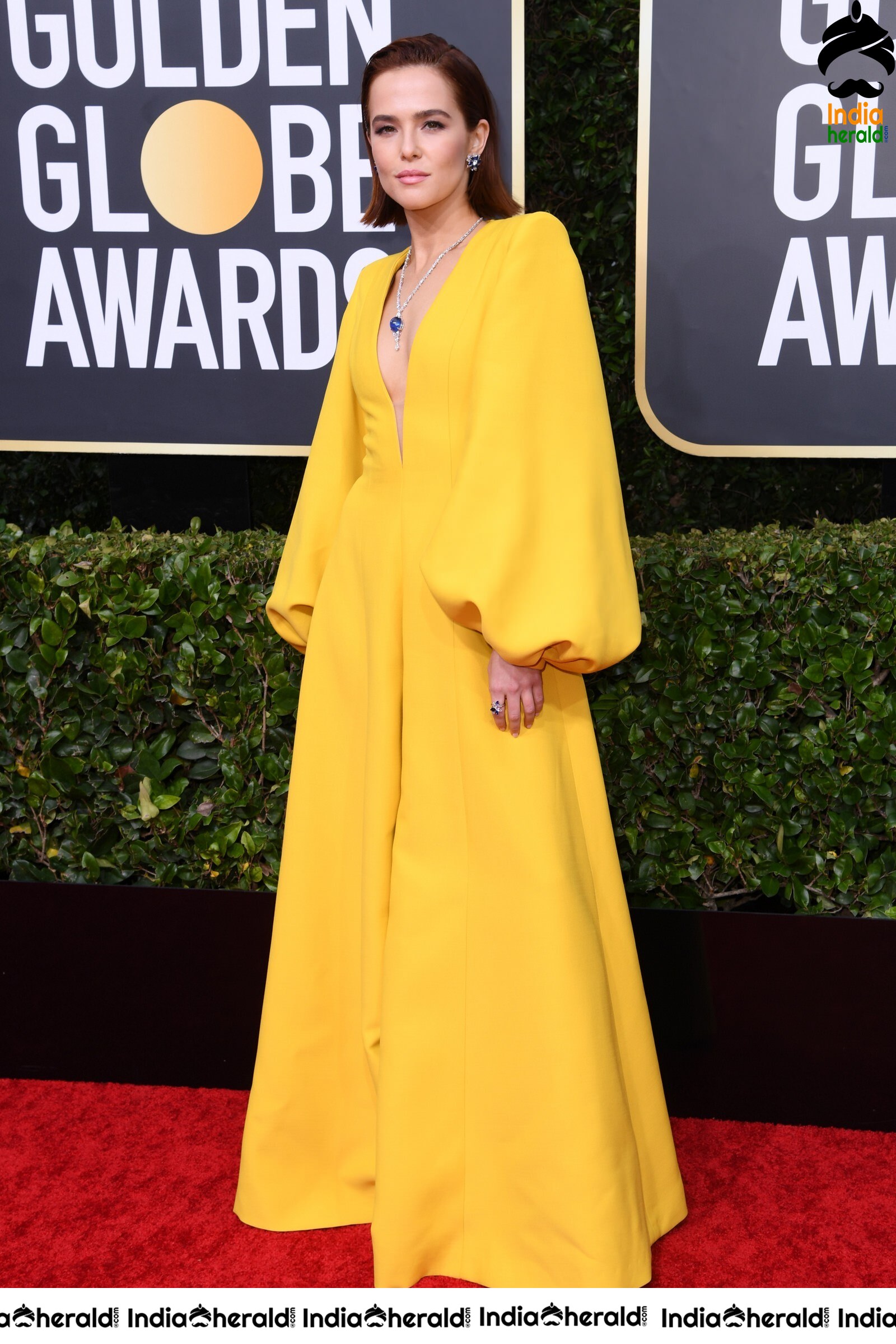 Zoey Deutch at 77th Annual Golden Globe Awards in Beverly Hills Set 1