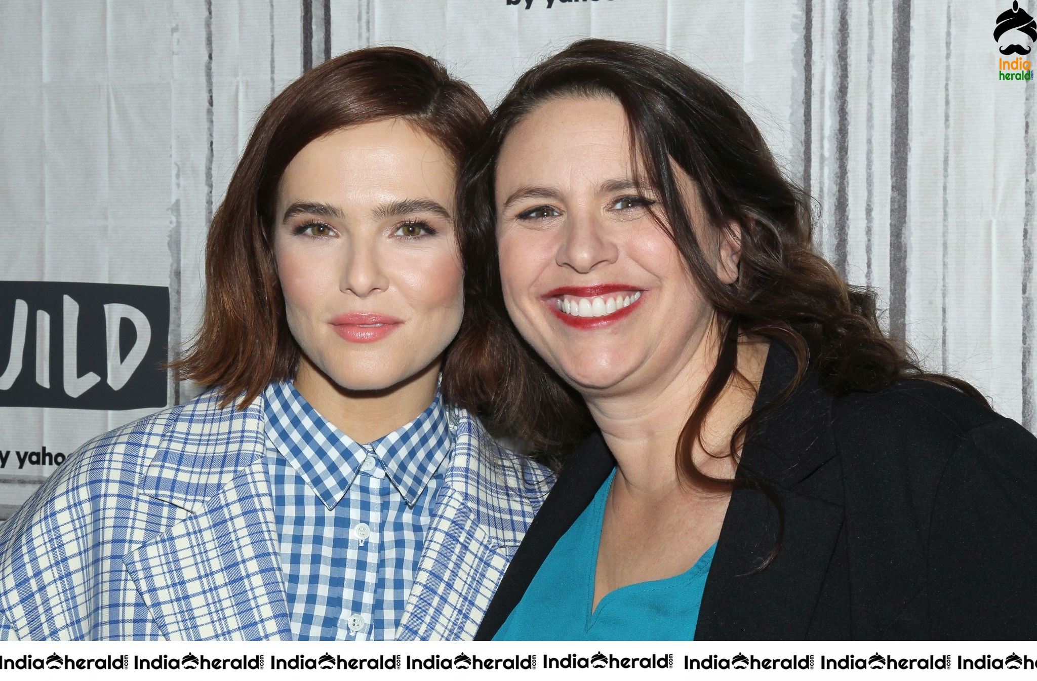 Zoey Deutch Attends the Build Series to discuss Buffaloed at Build Studio in New York