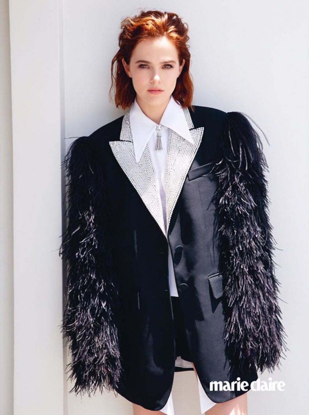 Zoey Deutch Boses For Marie Claire Malaysia August 2019 Issue