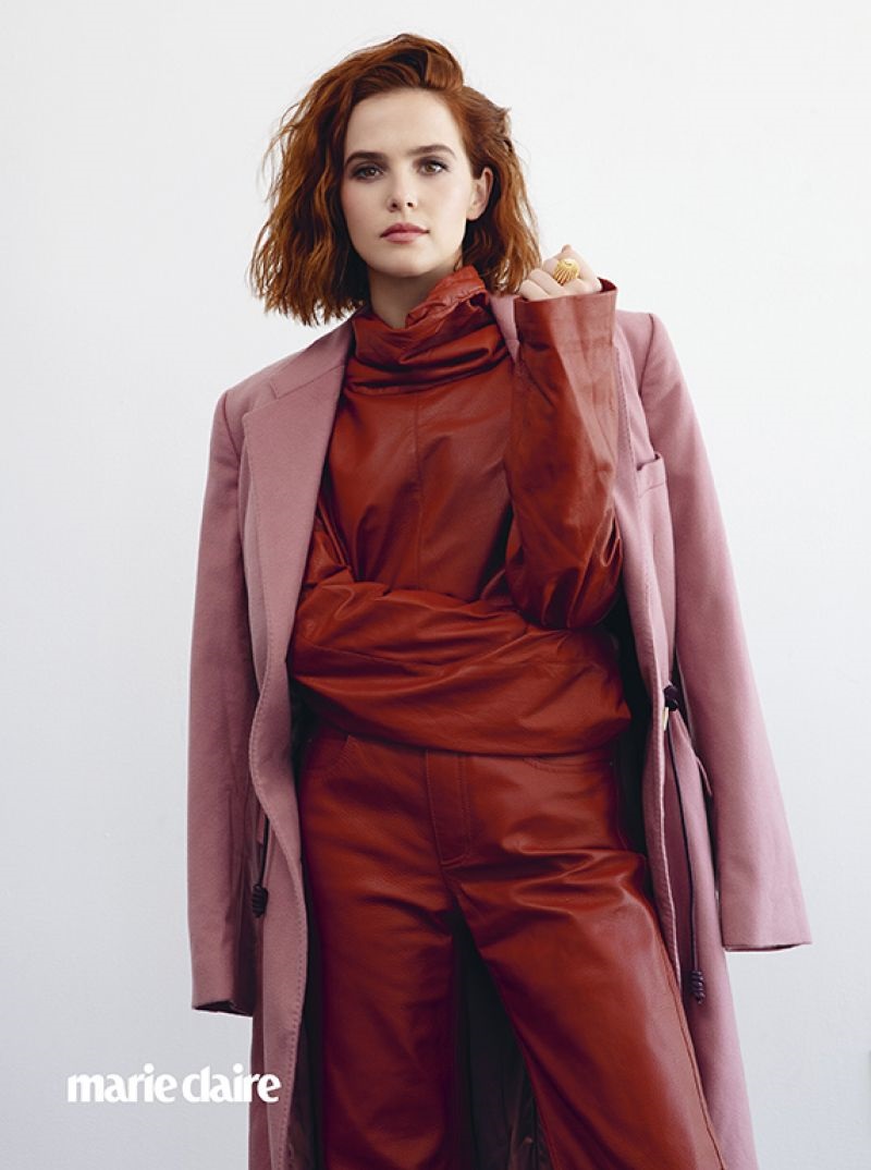 Zoey Deutch Boses For Marie Claire Malaysia August 2019 Issue