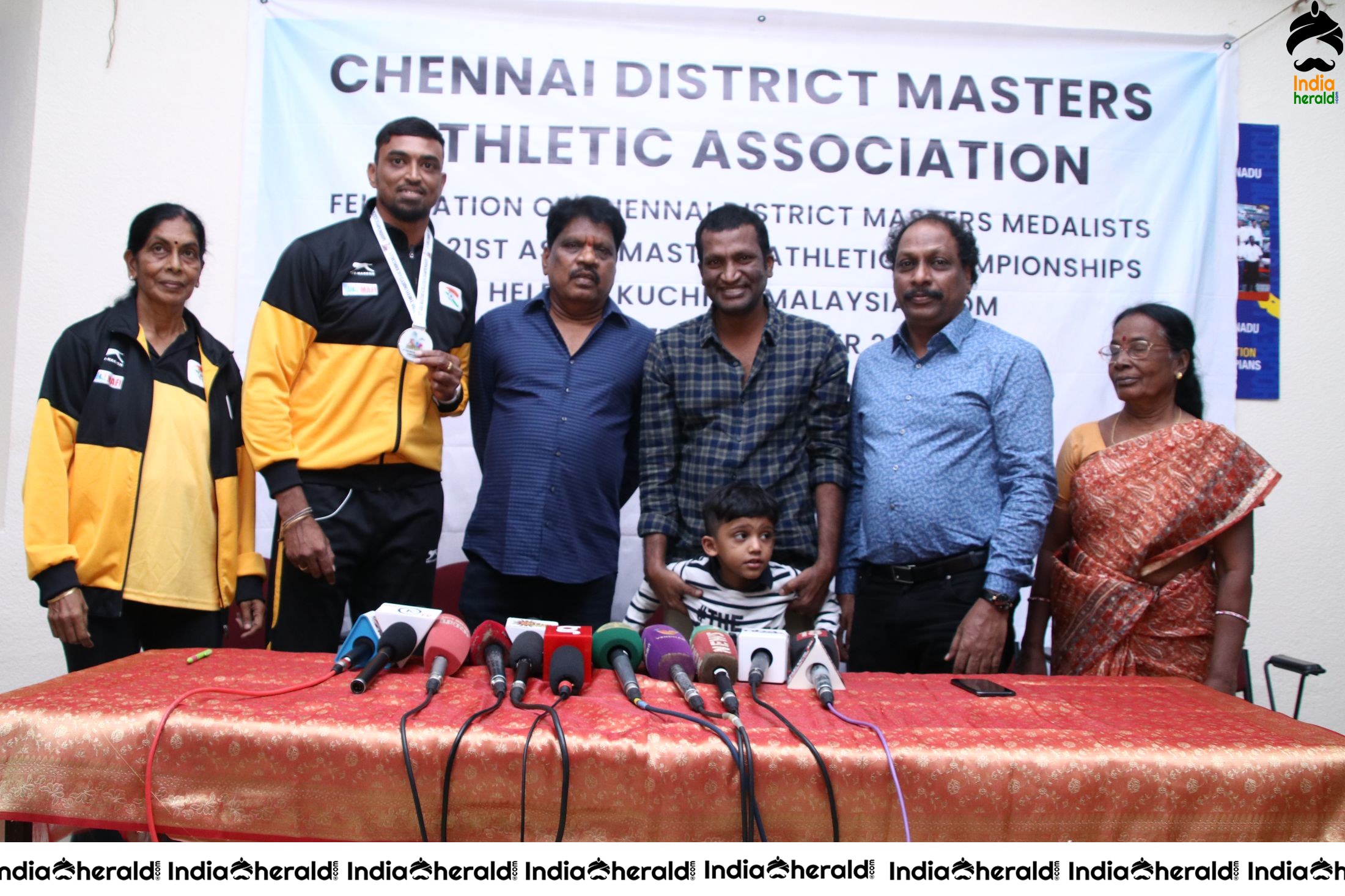 21st Asian Masters Athletic Championship 2019 Winners Meet Set 1