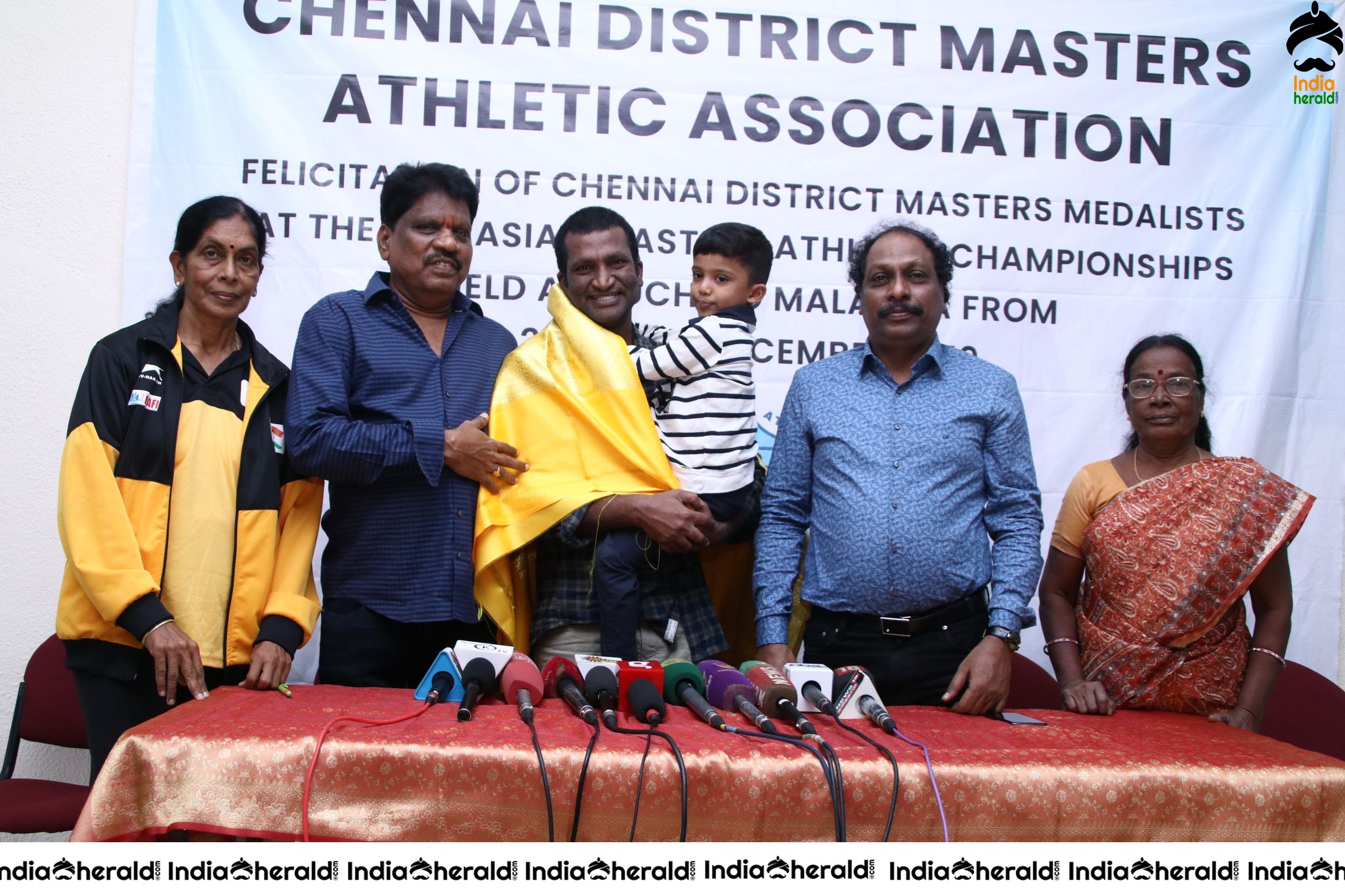 21st Asian Masters Athletic Championship 2019 Winners Meet Set 1