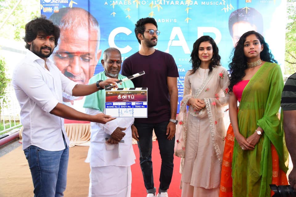 Aadhi Bilingual Sports Film Clap Launched