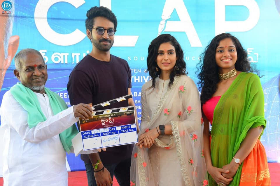 Aadhi Bilingual Sports Film Clap Launched