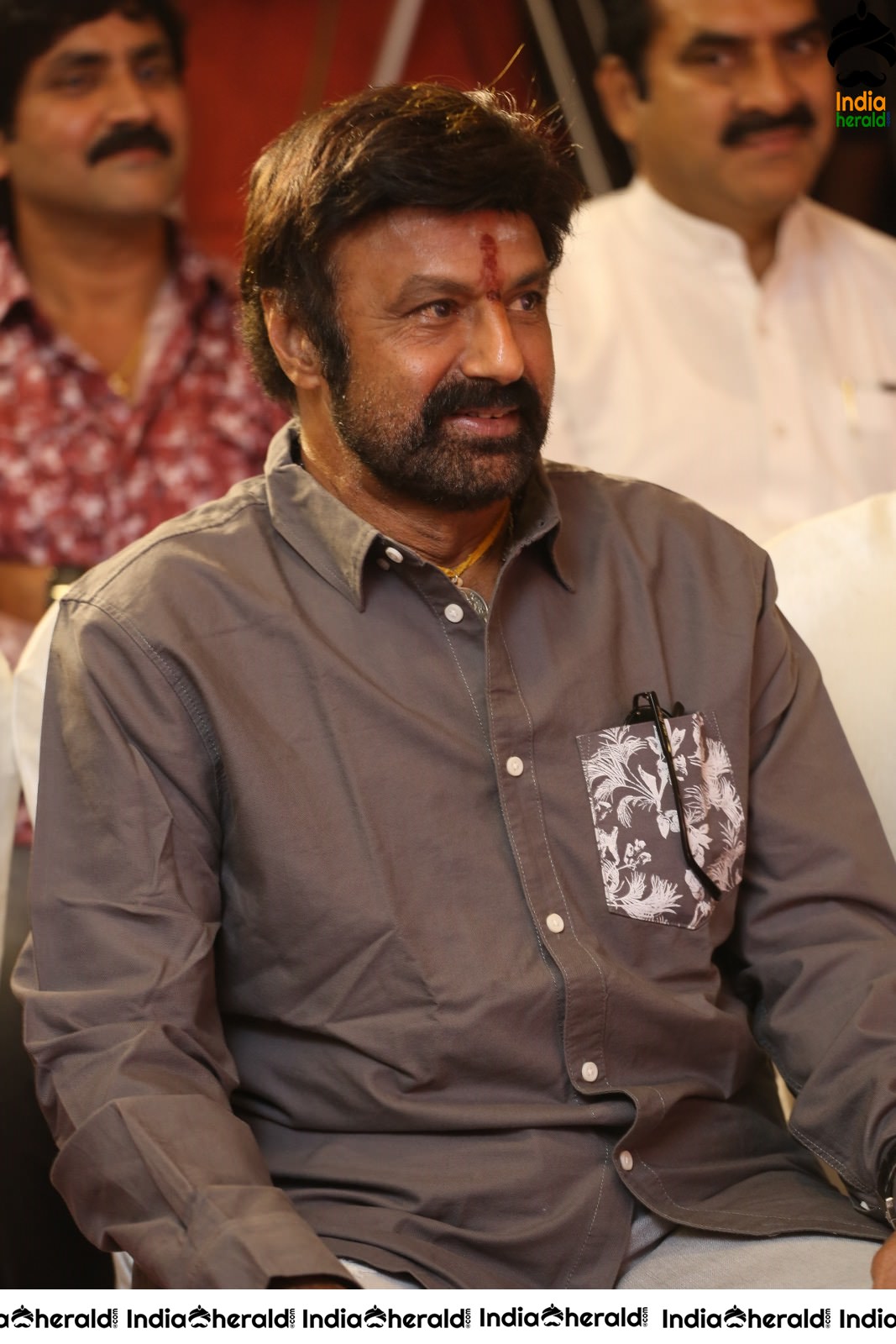 Actor Balakrishna Smart Looking Stills at Ruler Success Meet Set 1