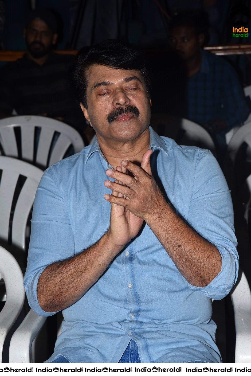 Actor Mammootty Stills from Mamangam Movie Trailer Launch Set 1