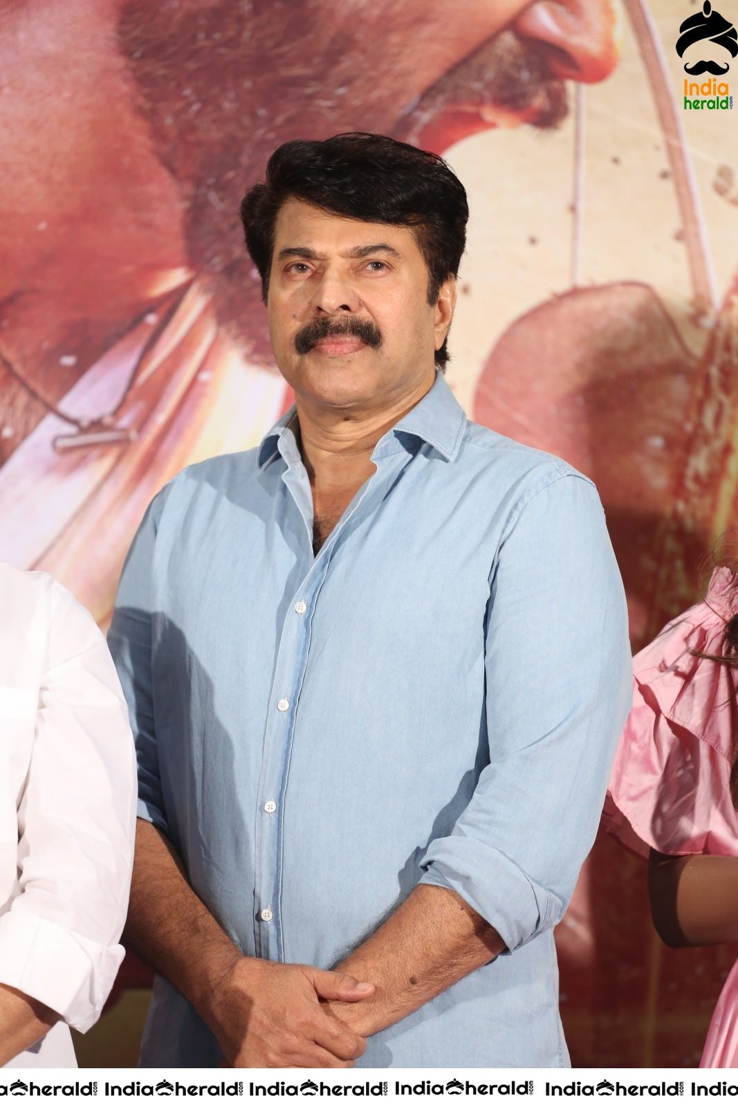 Actor Mammootty Stills from Mamangam Movie Trailer Launch Set 1