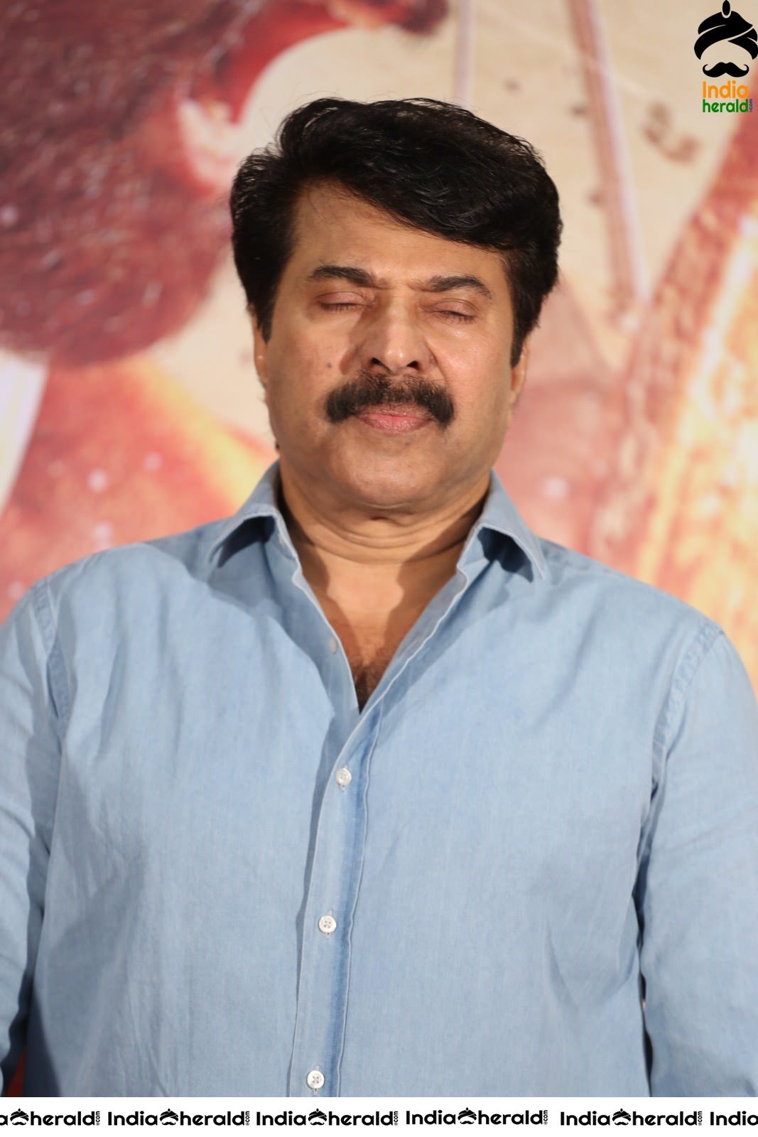 Actor Mammootty Stills from Mamangam Movie Trailer Launch Set 1