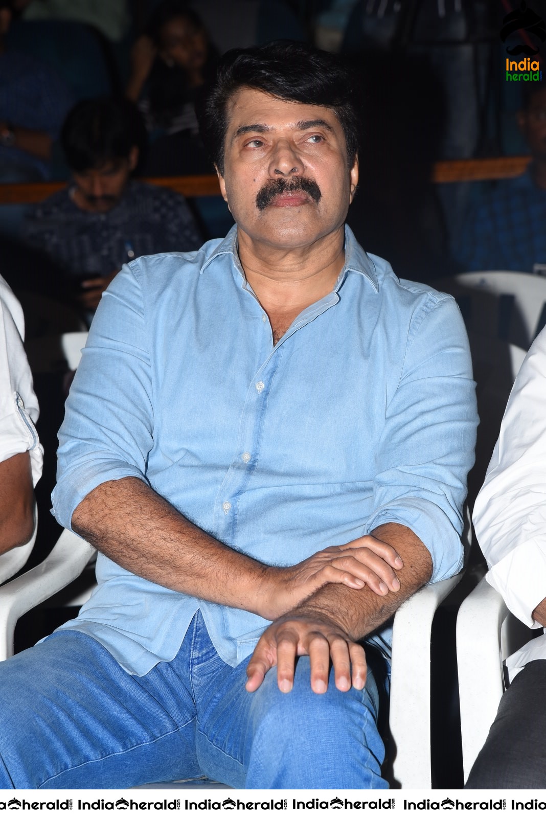 Actor Mammootty Stills from Mamangam Movie Trailer Launch Set 2