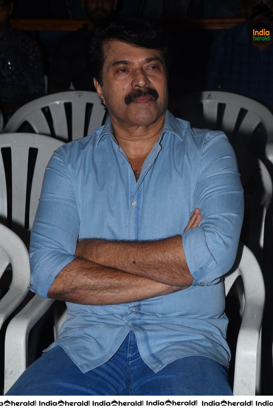 Actor Mammootty Stills from Mamangam Movie Trailer Launch Set 2