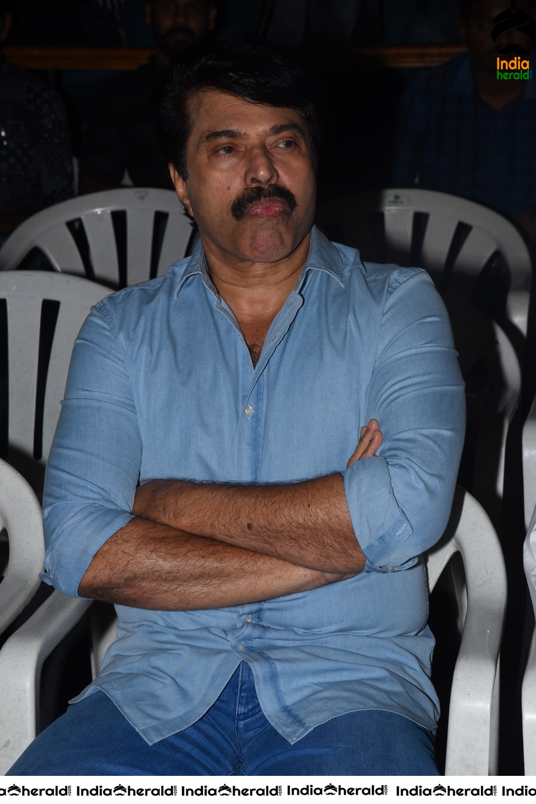 Actor Mammootty Stills from Mamangam Movie Trailer Launch Set 2