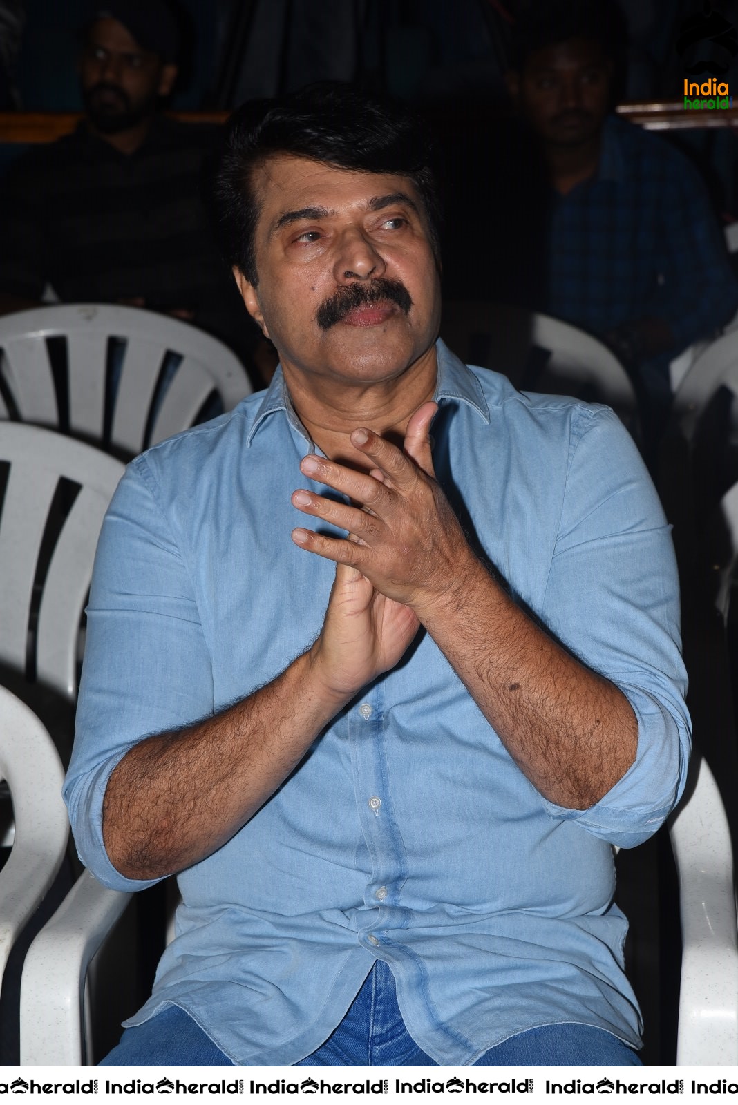 Actor Mammootty Stills from Mamangam Movie Trailer Launch Set 2